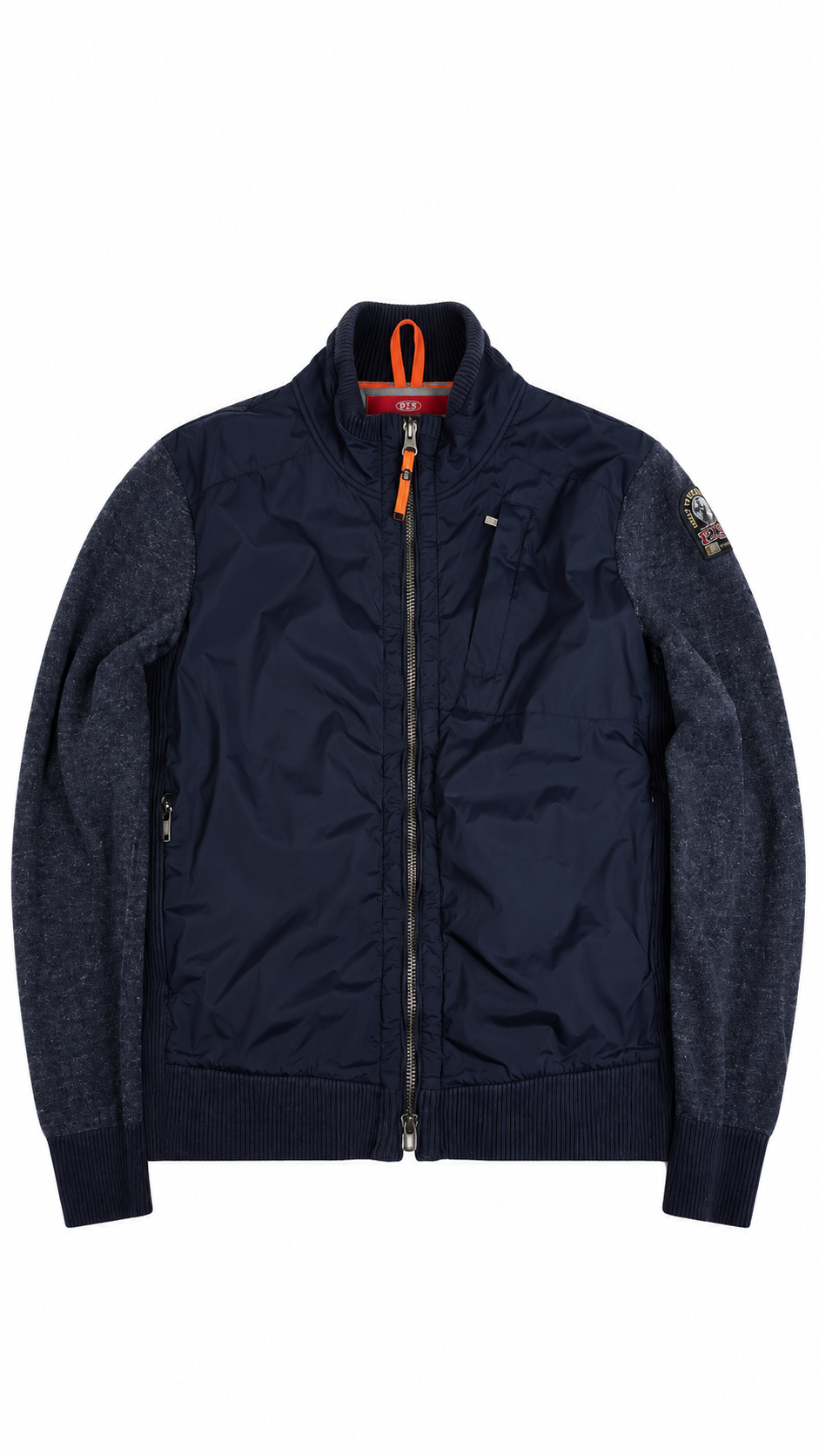 Cardigan Zippé Parajumpers Everett Marine Taille L – vue de face – NB08 Shop