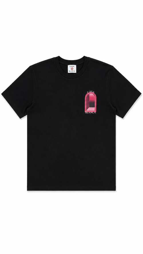 T-shirt Pink Arche Casablanca - Noir - Neuf