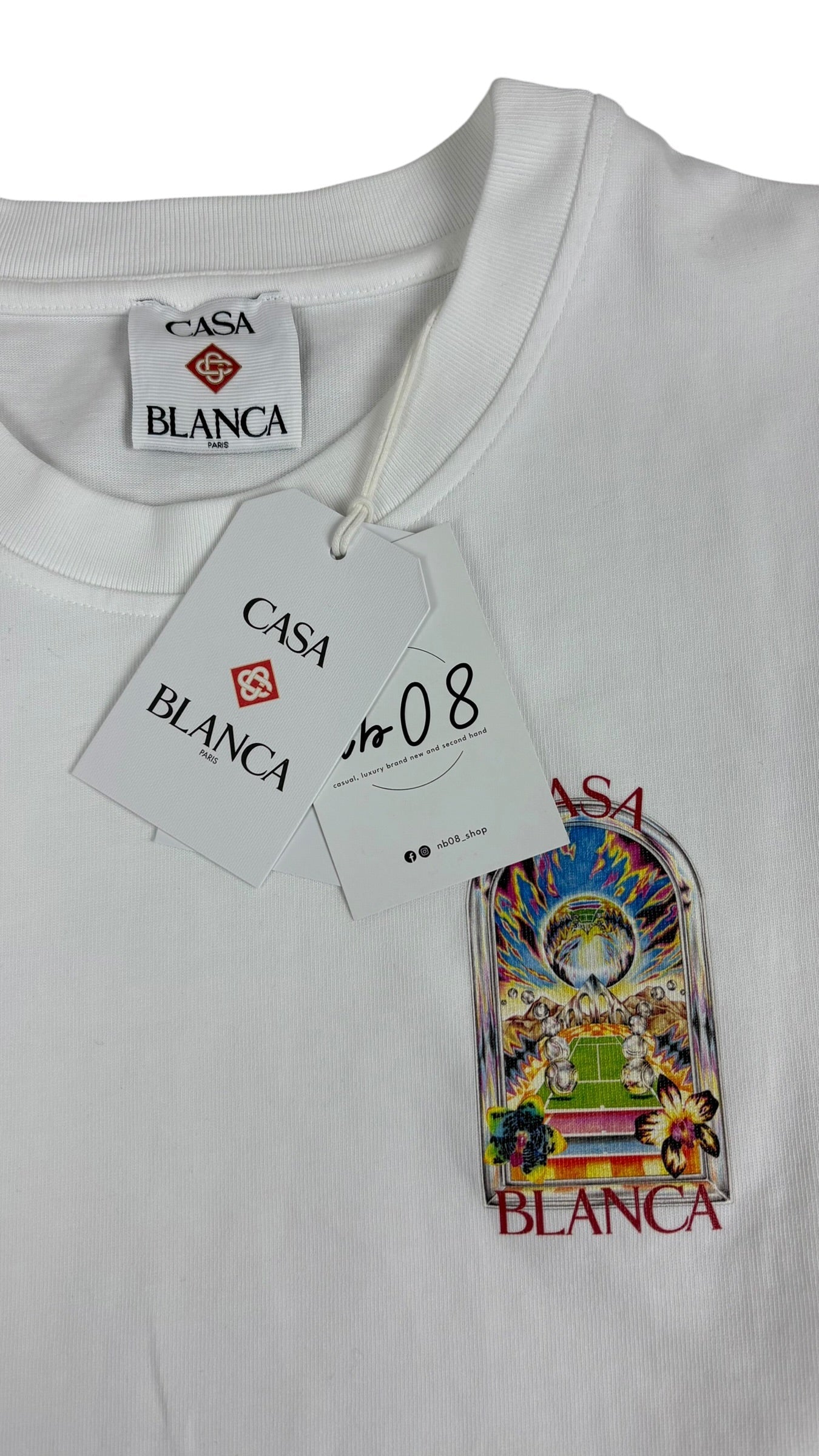Veste Casablanca blanc taille M - Détail