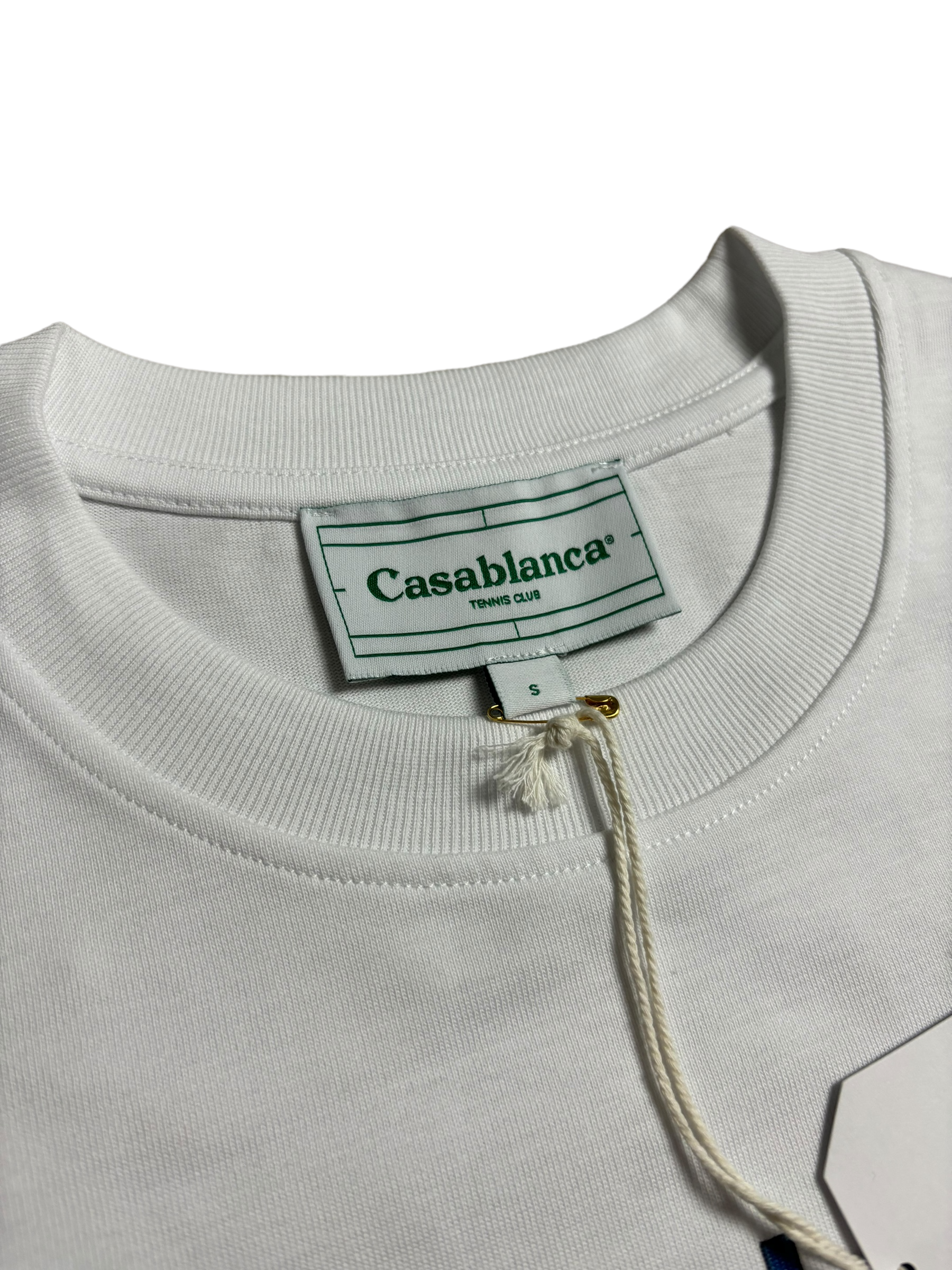Veste Casablanca blanc taille S - Logo et étiquette