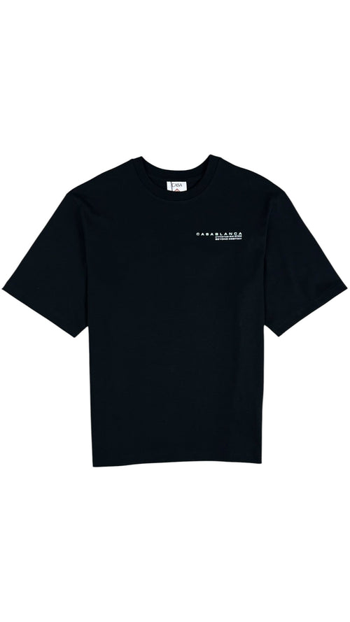 Tee-shirt Casablanca Glitch Orchid Oversized - Noir - Neuf