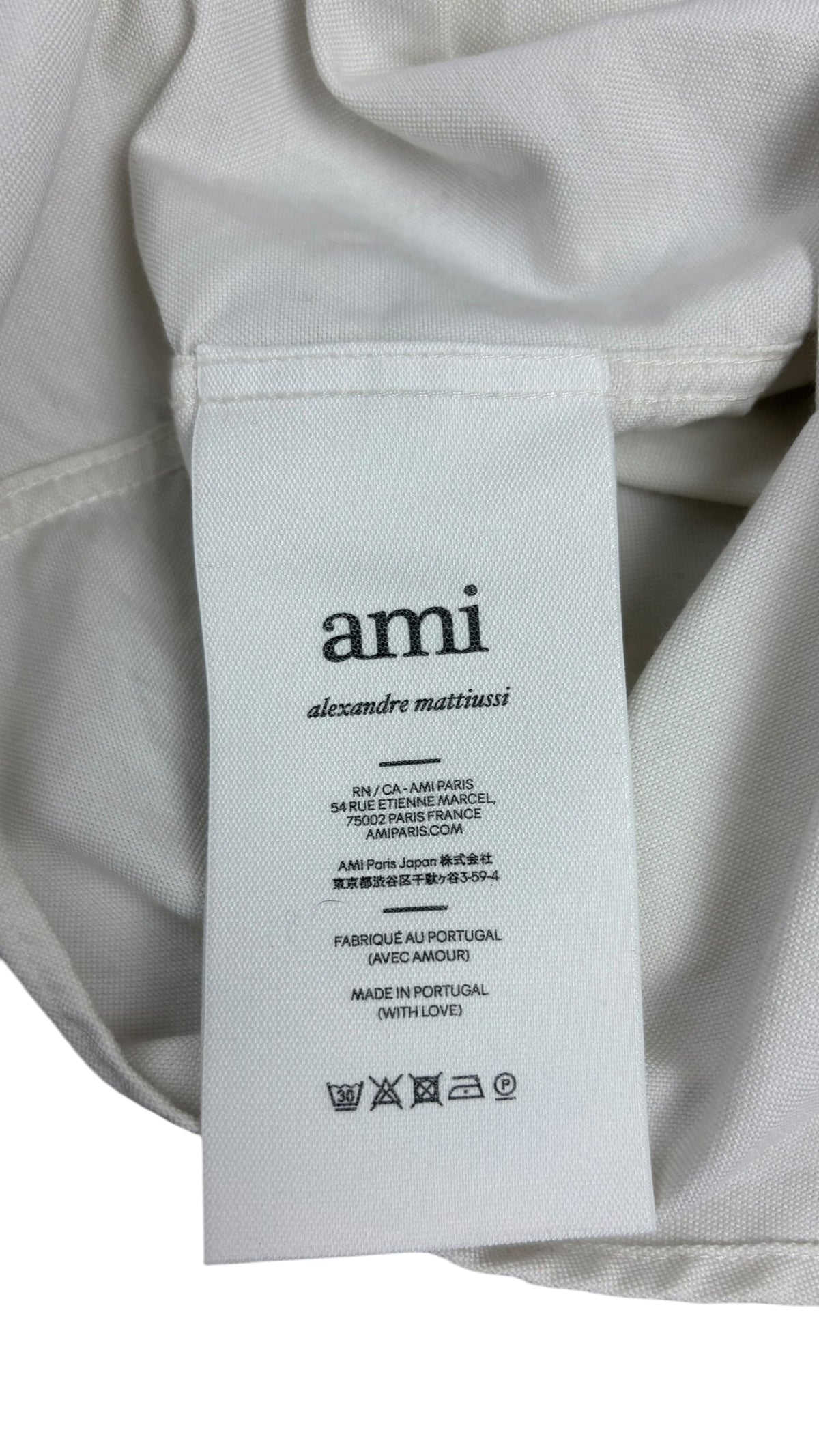 Chemise Ami Paris blanc taille S - vue 4/4