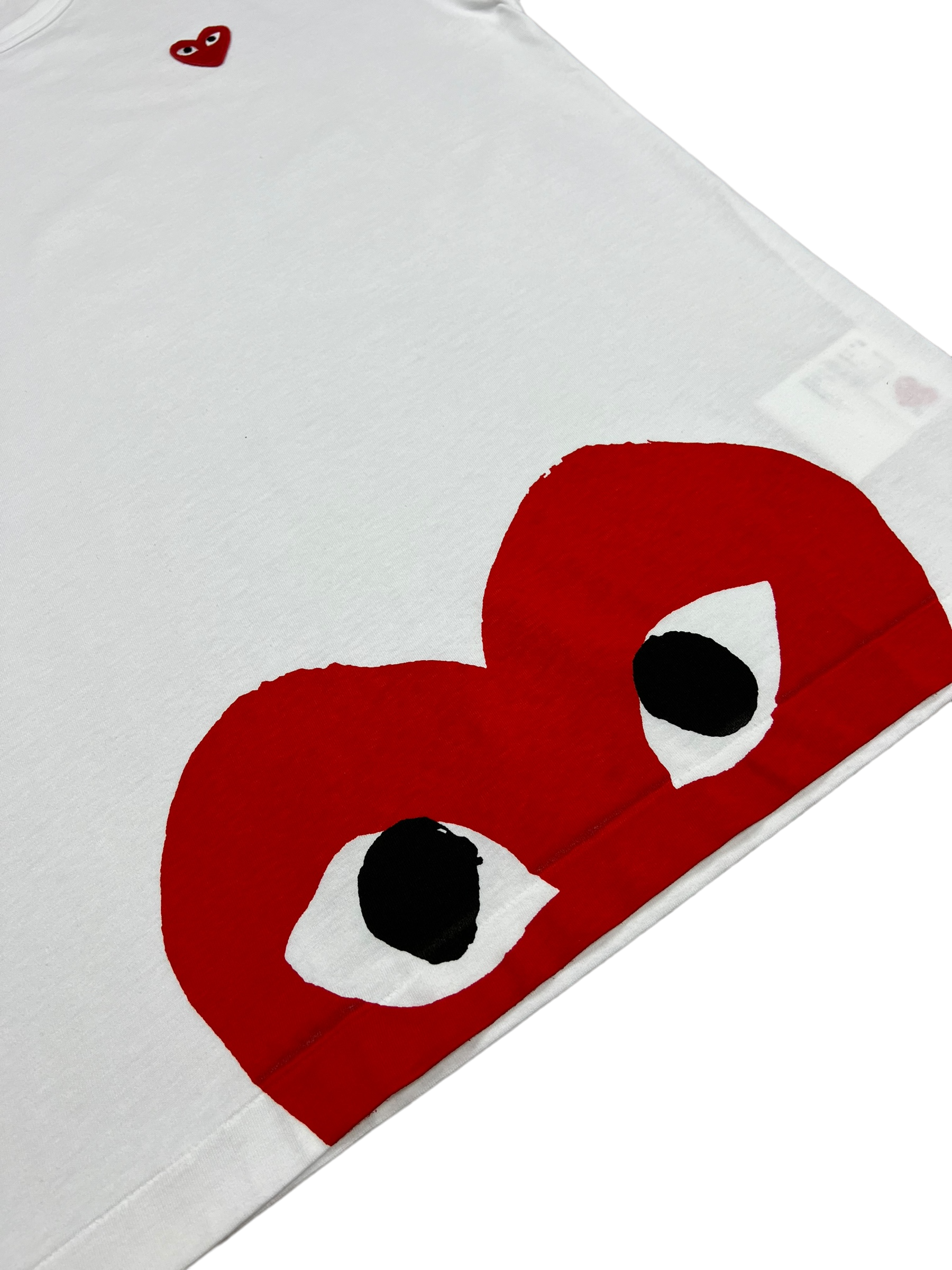 Veste Comme Des Garçons Play blanc taille XL - Vue de dos
