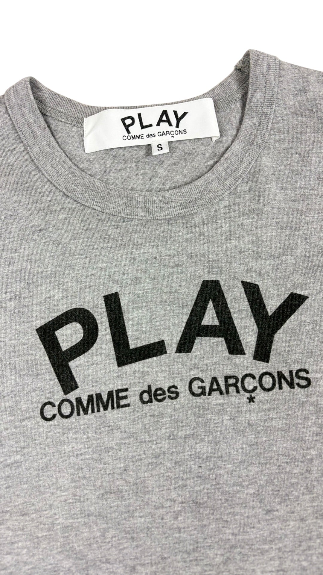 Veste Comme Des Garçons Play gris taille S - Détail