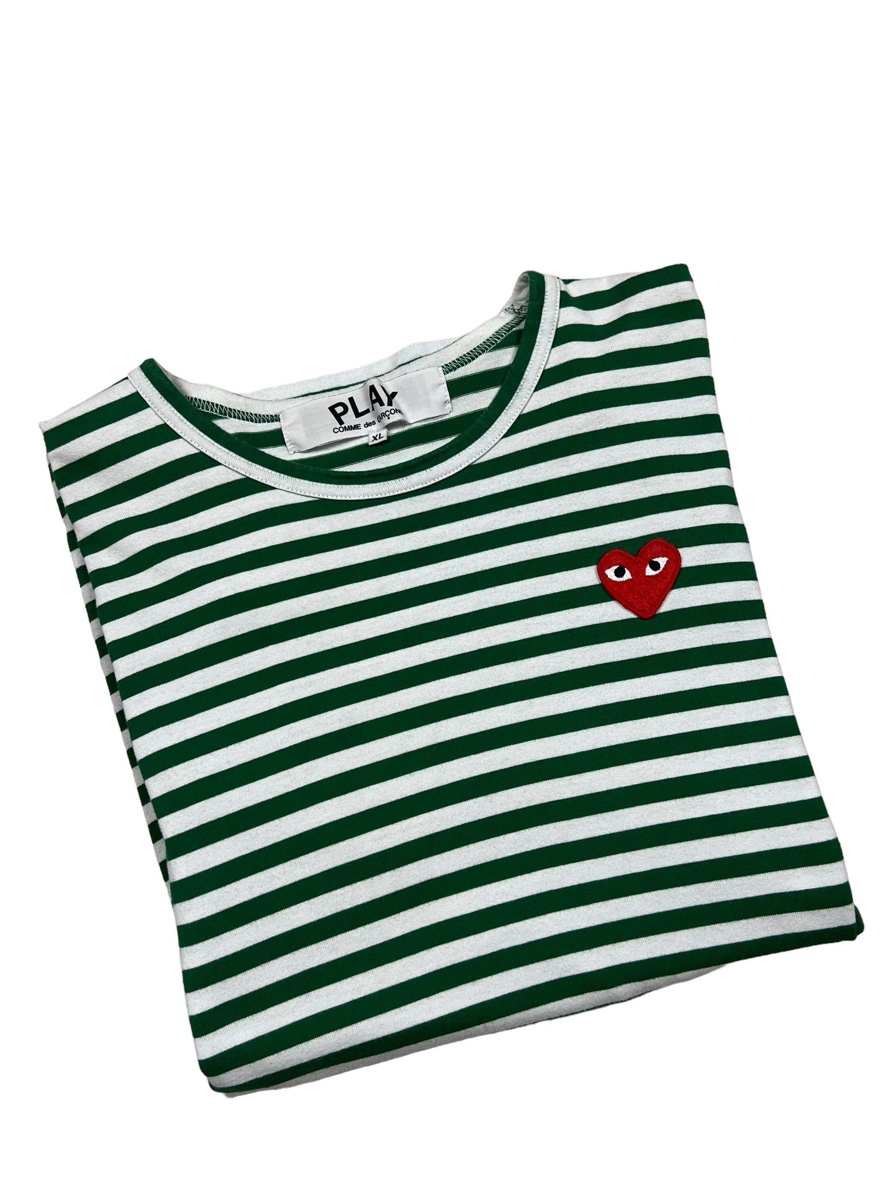 Veste Comme Des Garçons Play vert taille XL - Détail