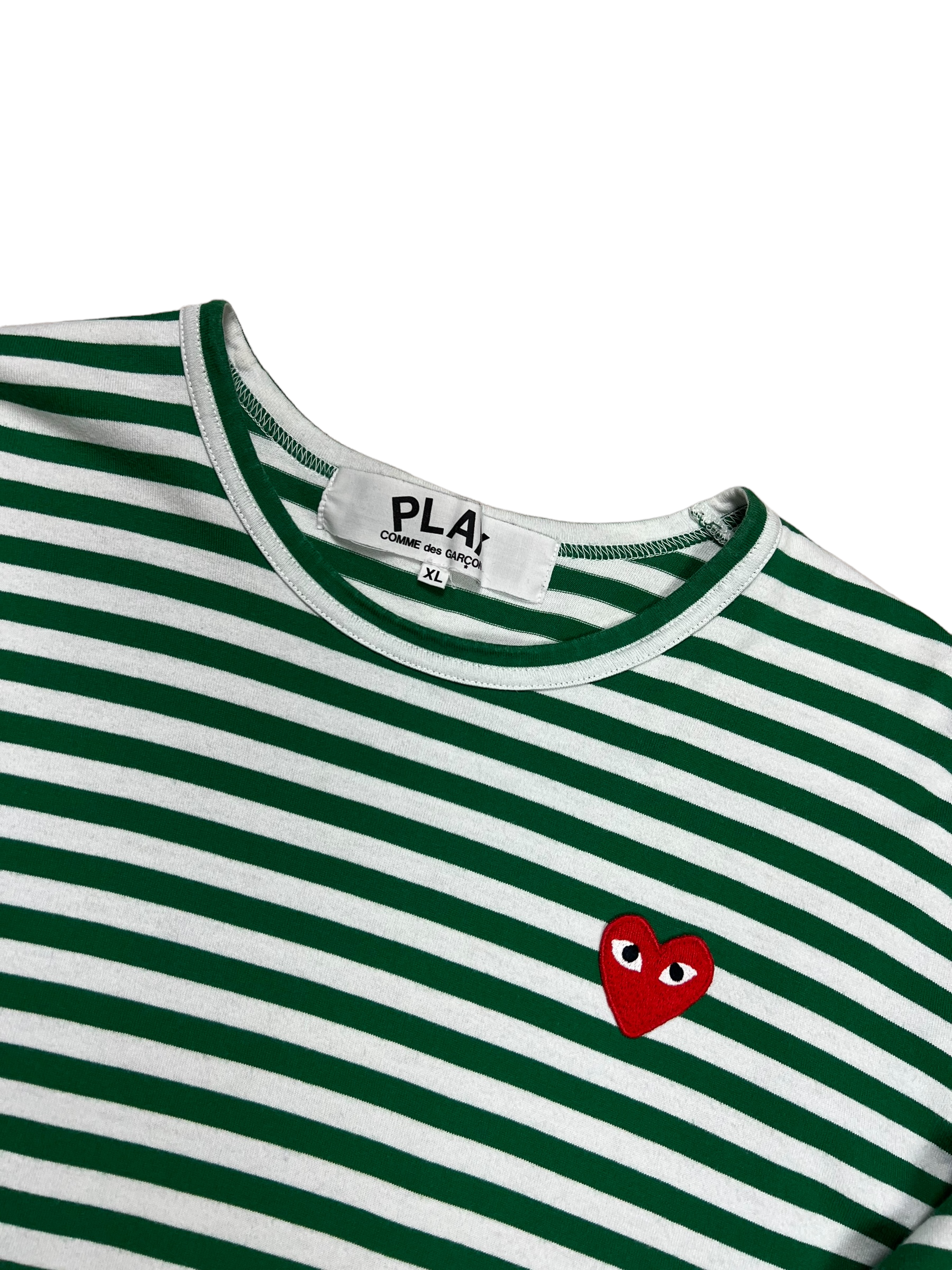 Veste Comme Des Garçons Play vert taille XL - Vue côté