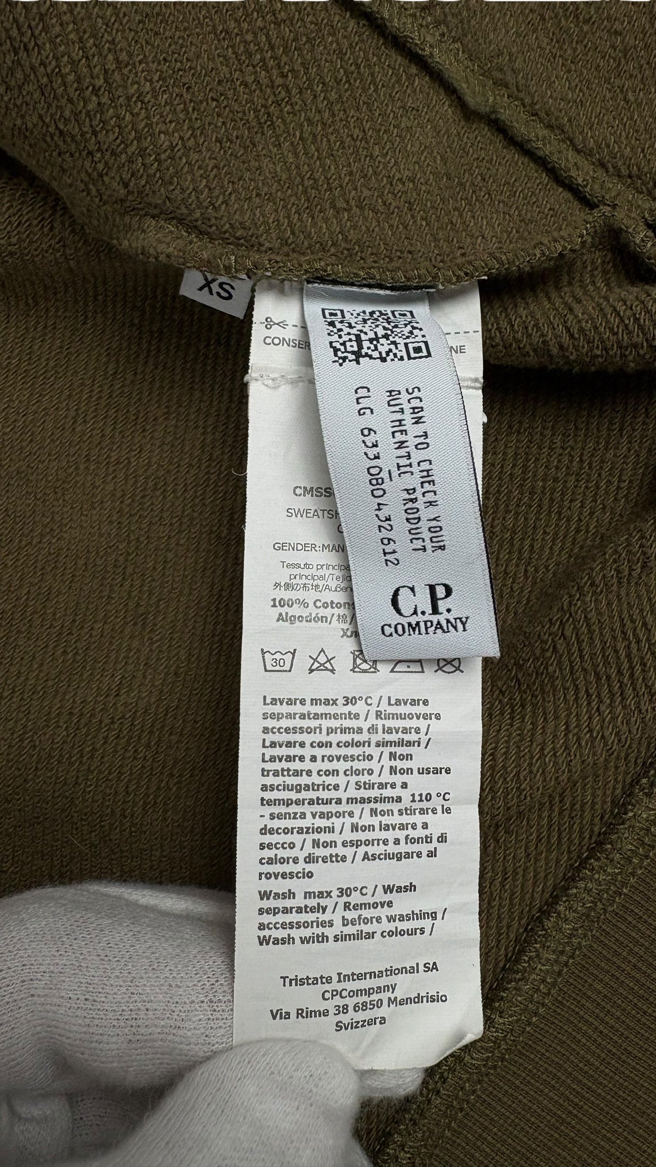 Gilet C.P Company Goggle Jacket kaki taille XS - vue 4/4