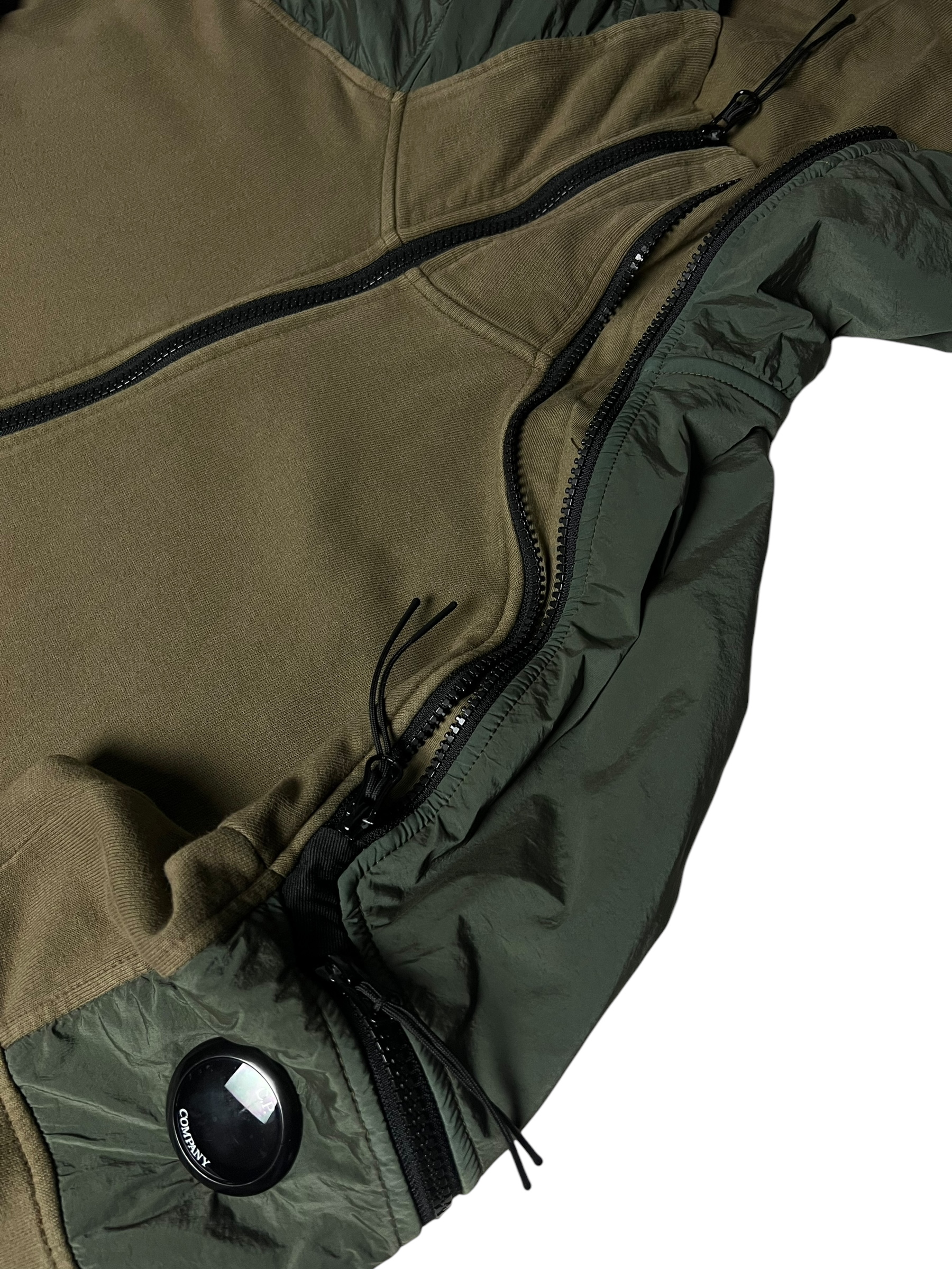 Gilet CP Company kaki taille S - Logo et étiquette