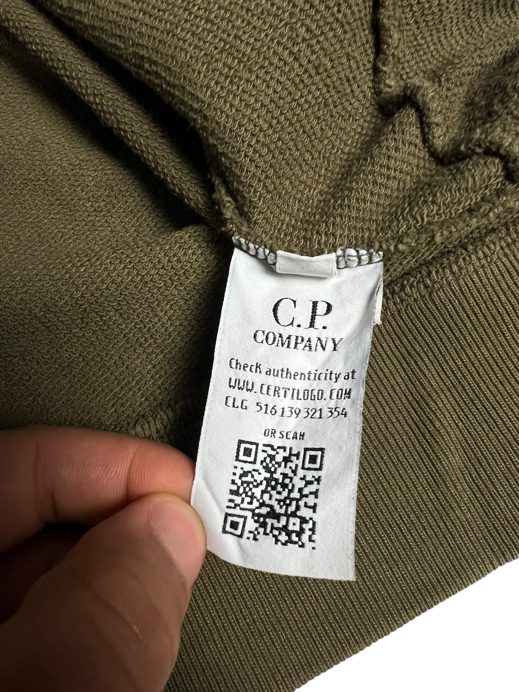 Gilet CP Company kaki taille S - Vue côté