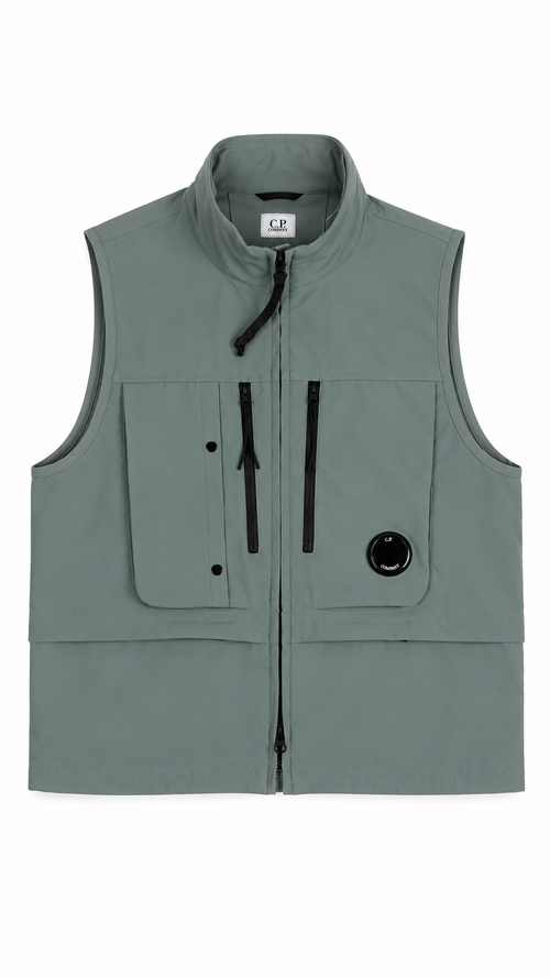 Gilet C.P Company Shell-R - Kaki - Taille 44