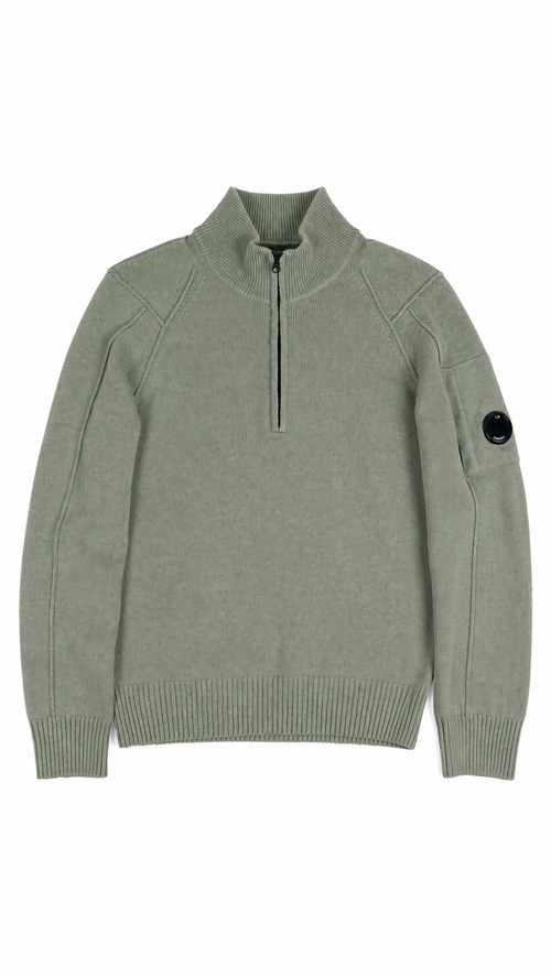 Pull Zippé C.P Company - Kaki - Taille 52