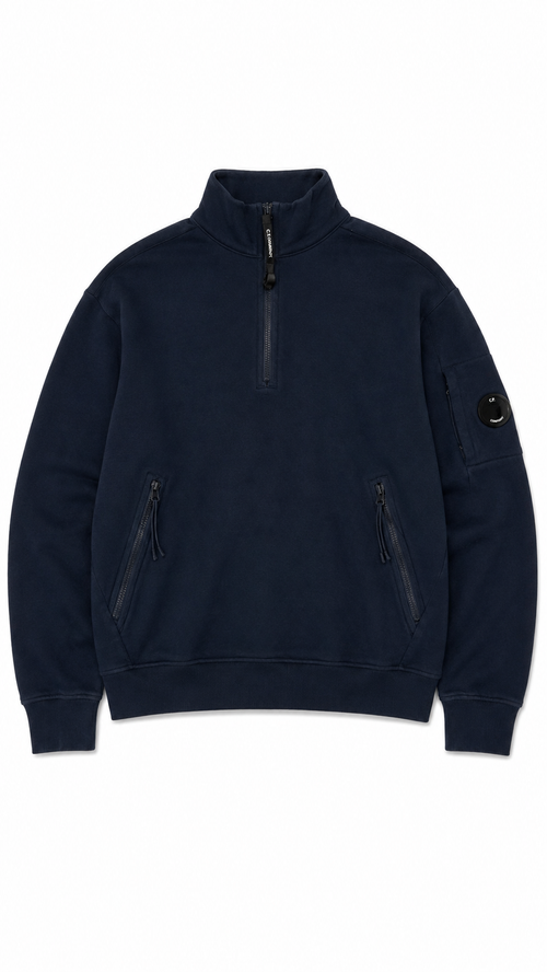 Sweat Demi-Zip C.P Company - Marine - Taille L