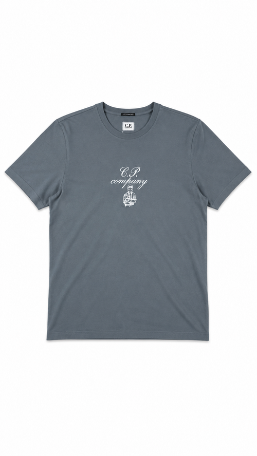 Tee-shirt C.P Company - Bleu - Taille L
