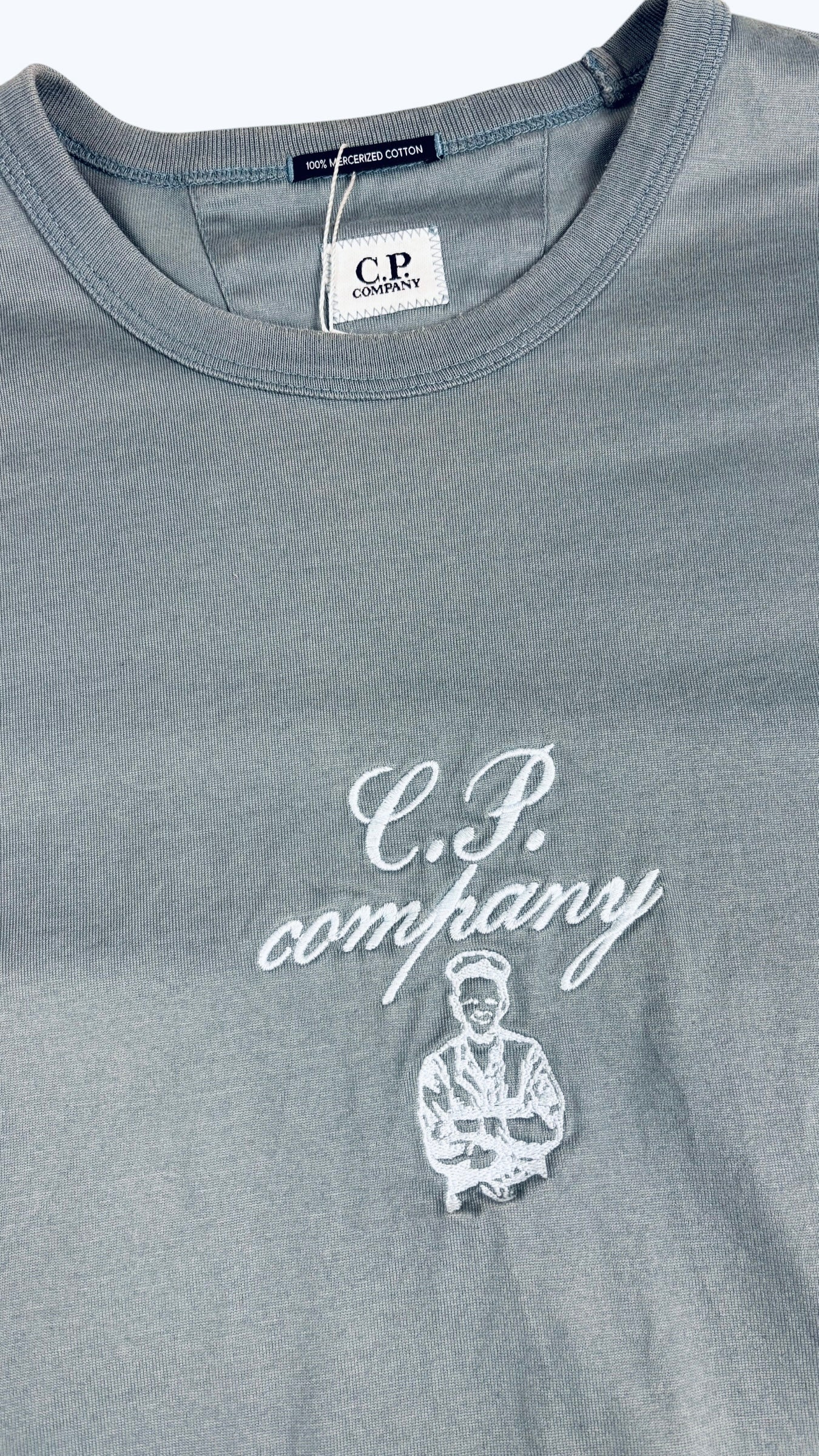 Tee-shirt C.P Company bleu taille L - vue 2/3