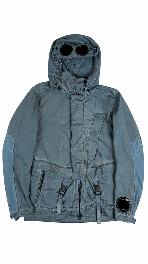 Veste C.P Company M.T.t.N Internally Coloured Envelope La Mille Goggle Jacket - Bleu - Taille 46