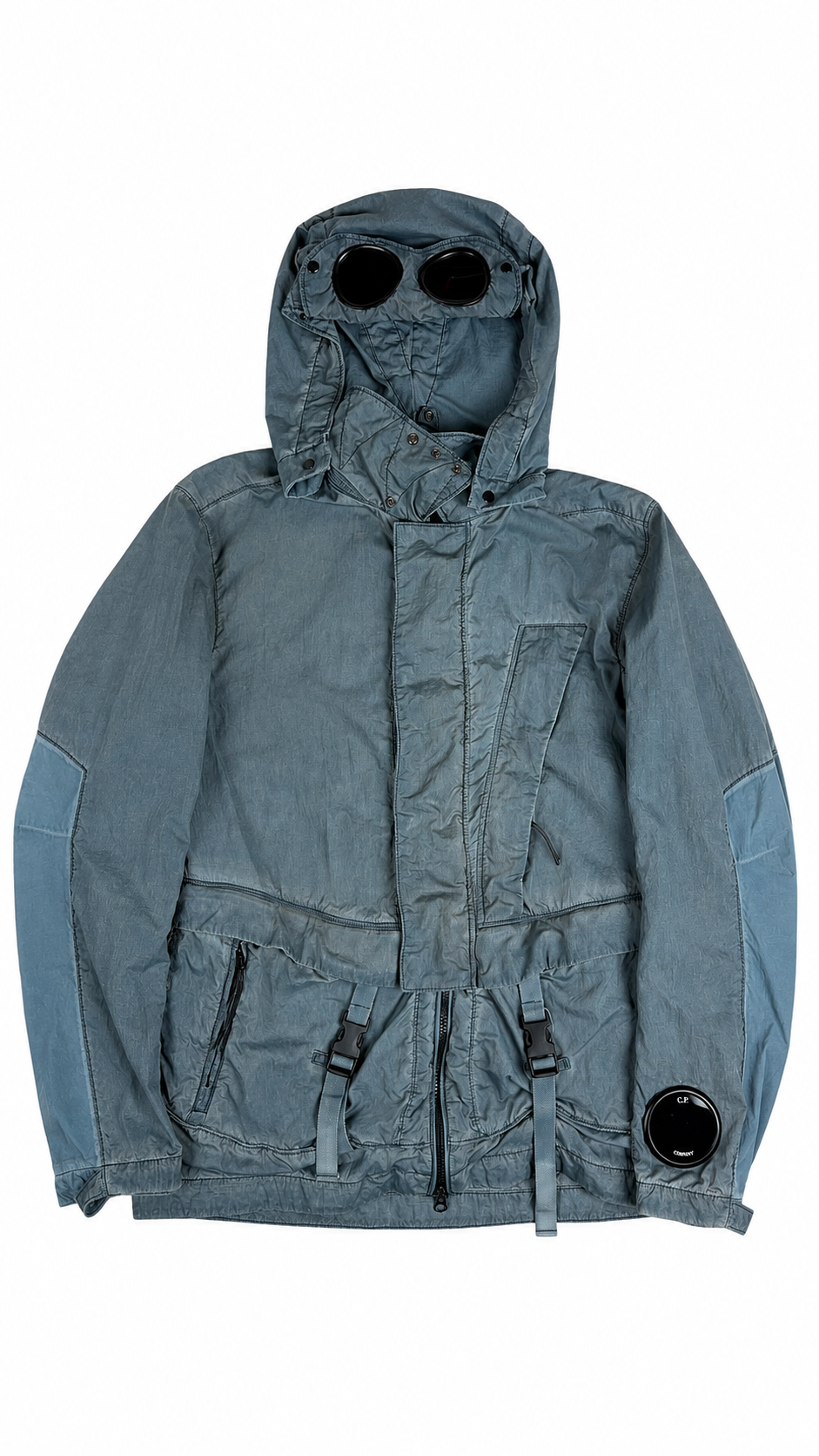 Veste C.P Company M.T.t.N La Mille Goggle Jacket bleu taille 46 - vue 1/6