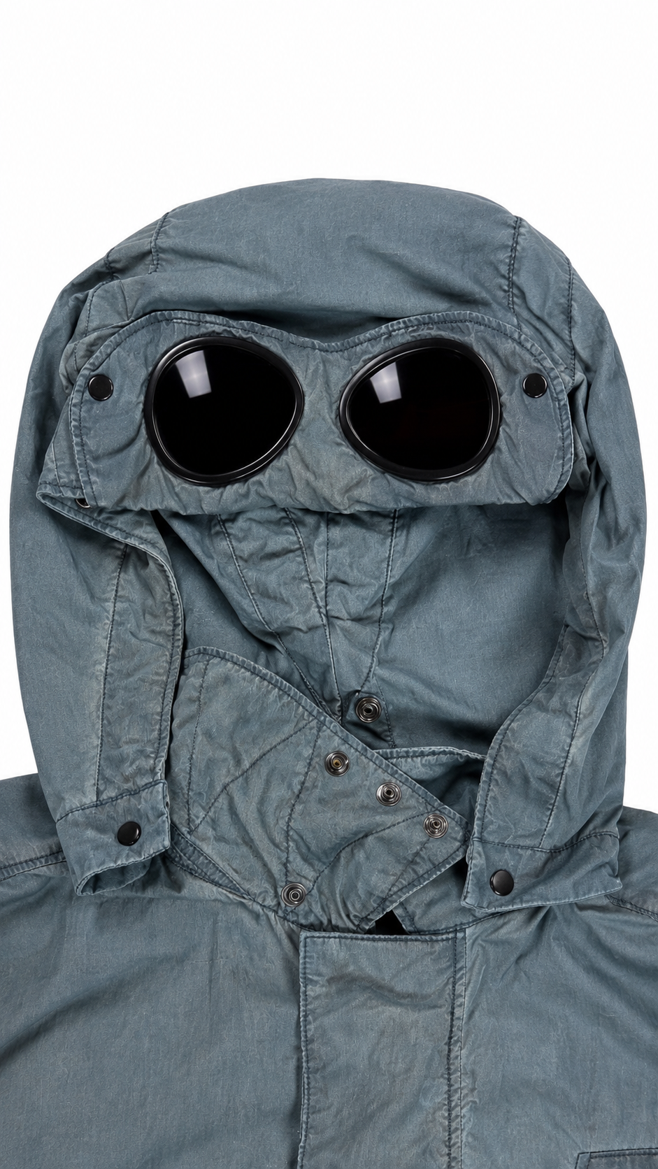 Veste C.P Company M.T.t.N La Mille Goggle Jacket bleu taille 46 - vue 2/6