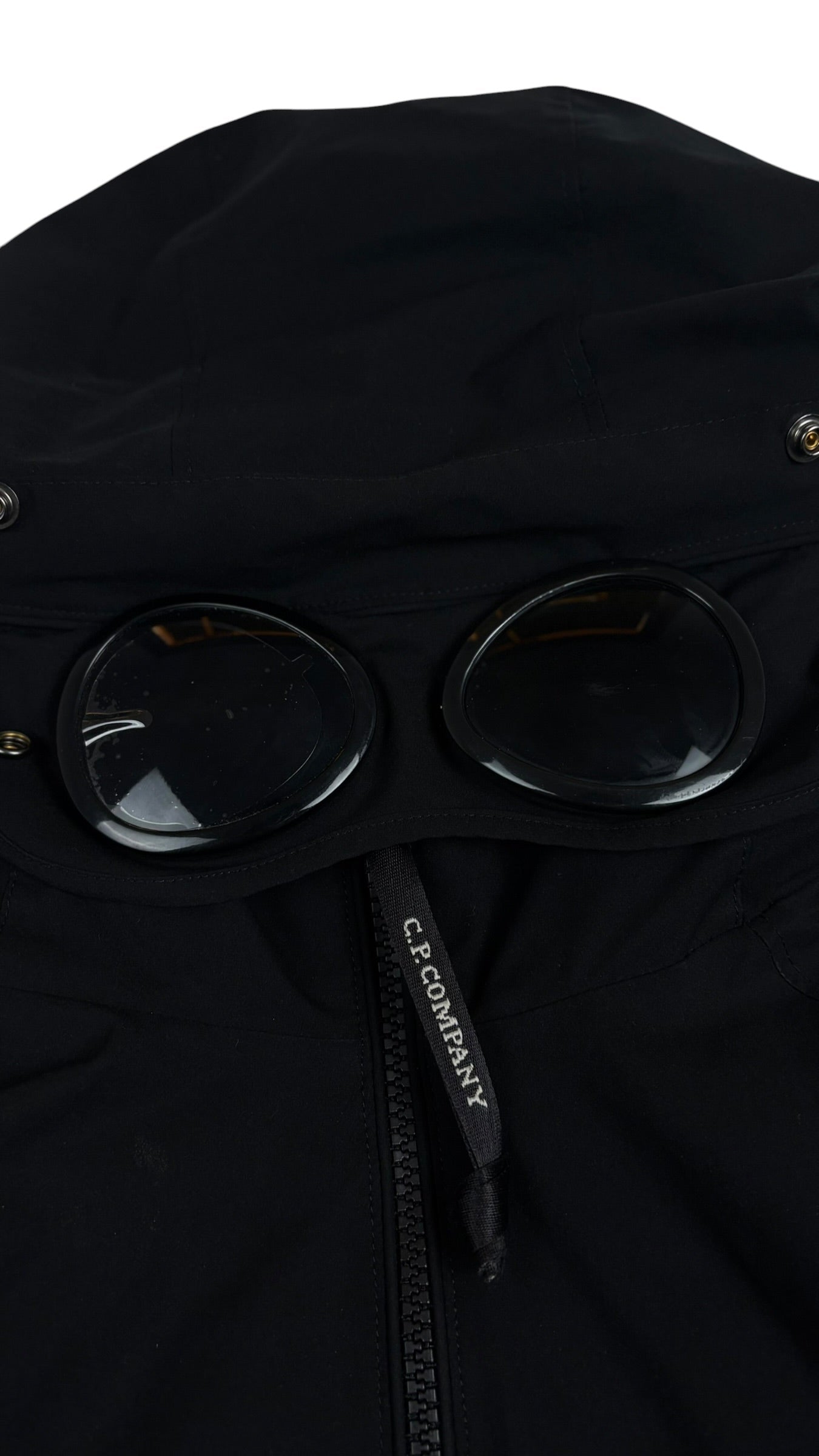 Veste C.P Company Pro-Tek Goggle Jacket noir taille 14 ans - vue 2/6
