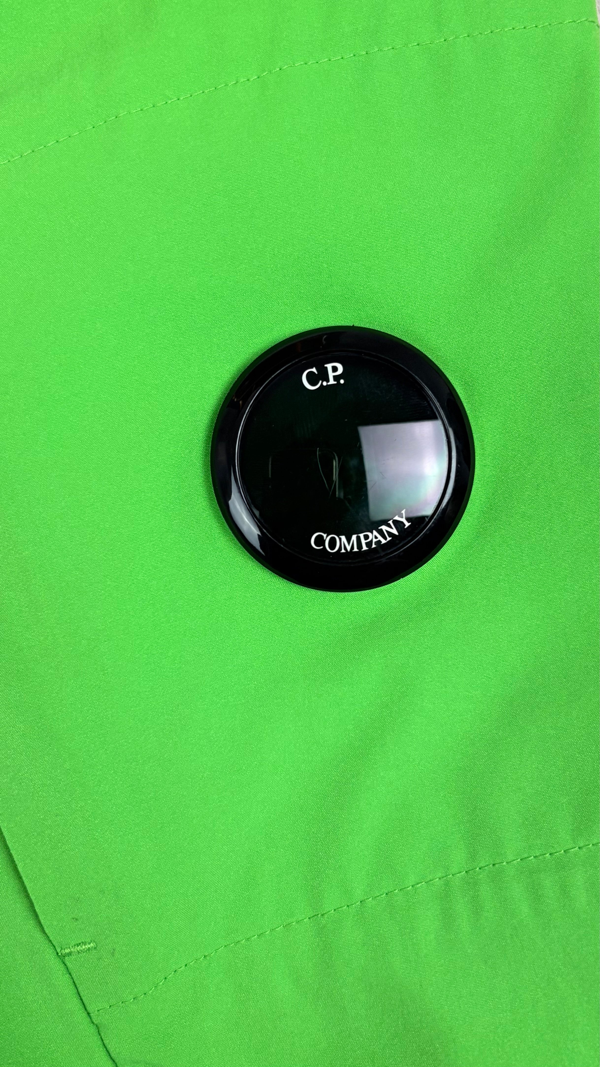 Veste C.P Company Pro-Tek verte taille 46, détail lentilles Goggle — vue 3