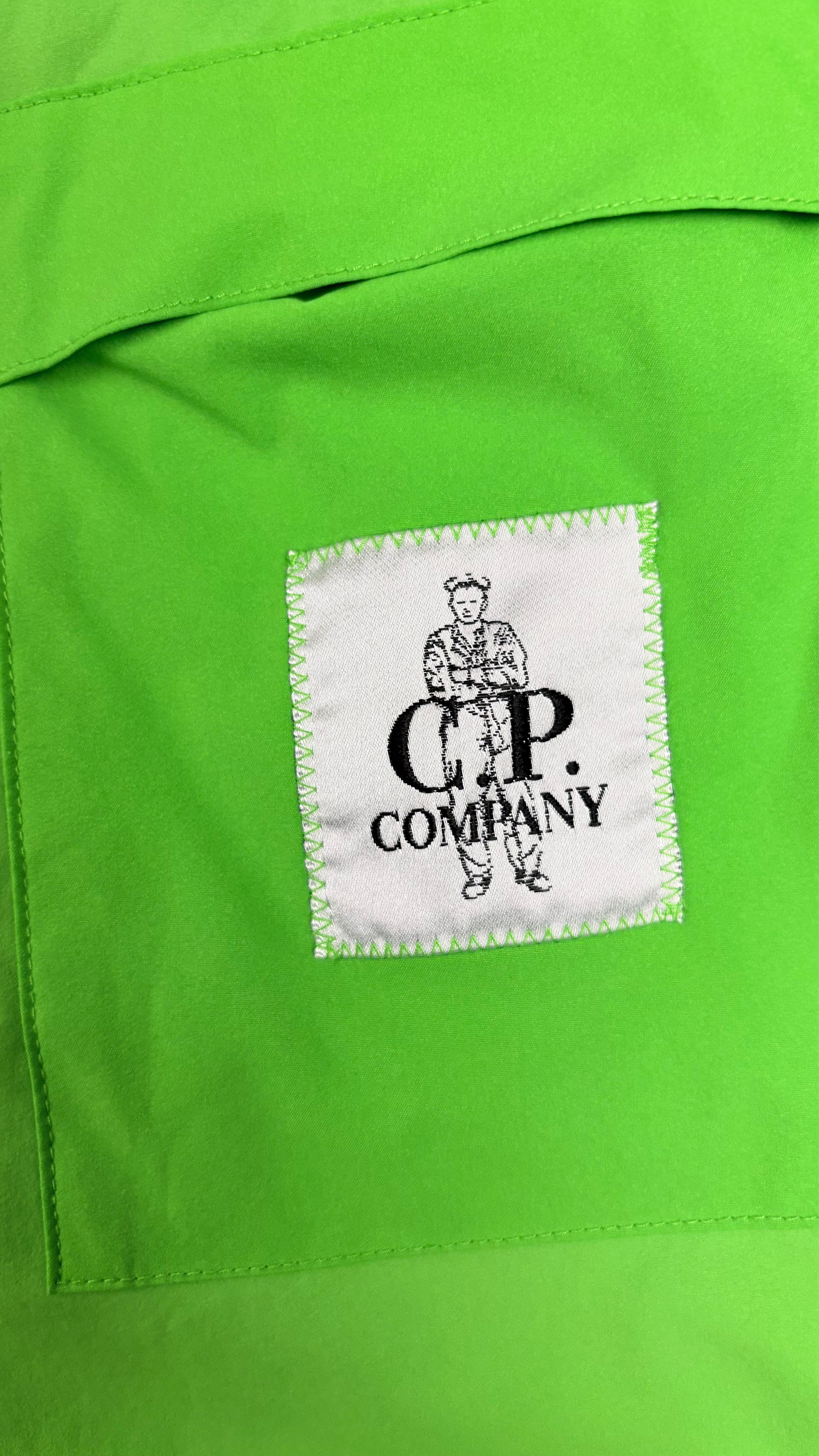 Veste C.P Company Pro-Tek verte taille 46, détail zip — vue 5