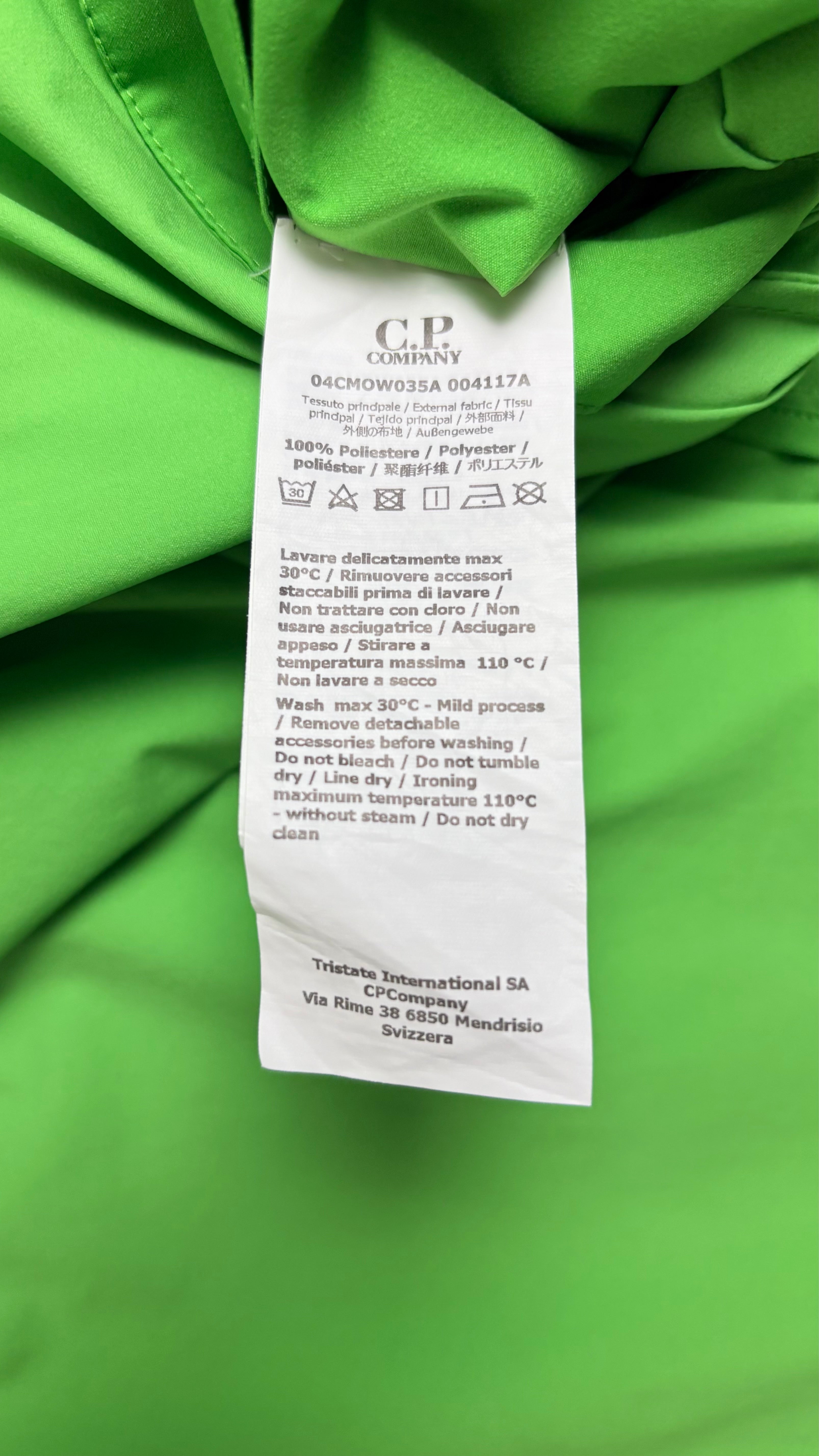 Veste C.P Company Pro-Tek verte taille 46, détail matière — vue 7