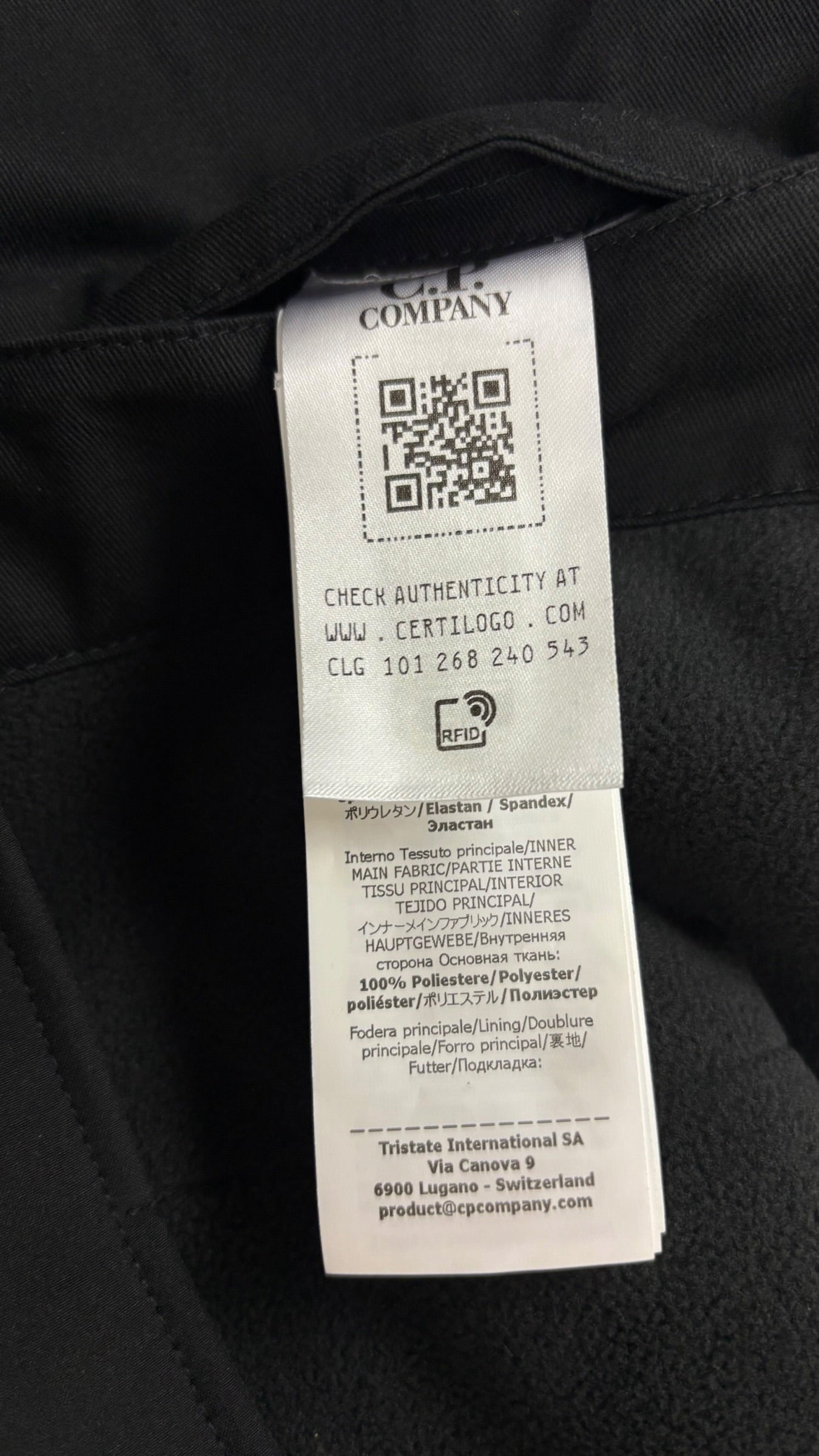 Veste C.P Company Shell-R noir neuf Collection 2026 - vue 7/7