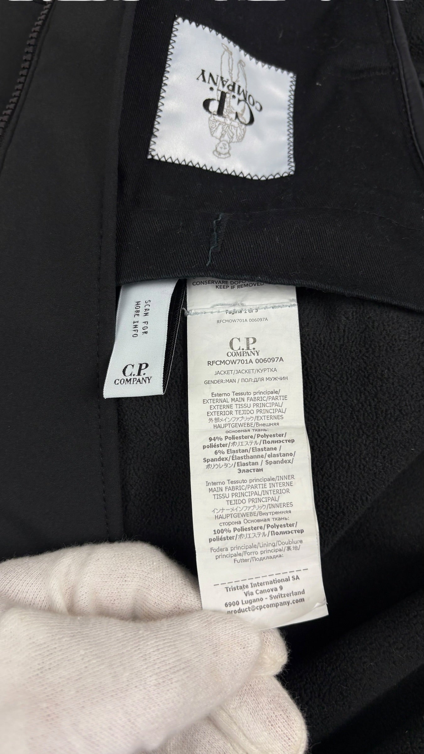 Veste C.P Company Shell-R noir taille S - vue 5/5