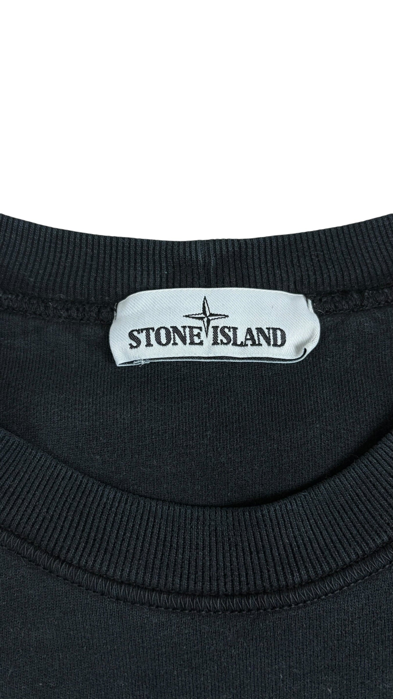 Crewneck Pull Stone Island noir taille M - vue 3/4