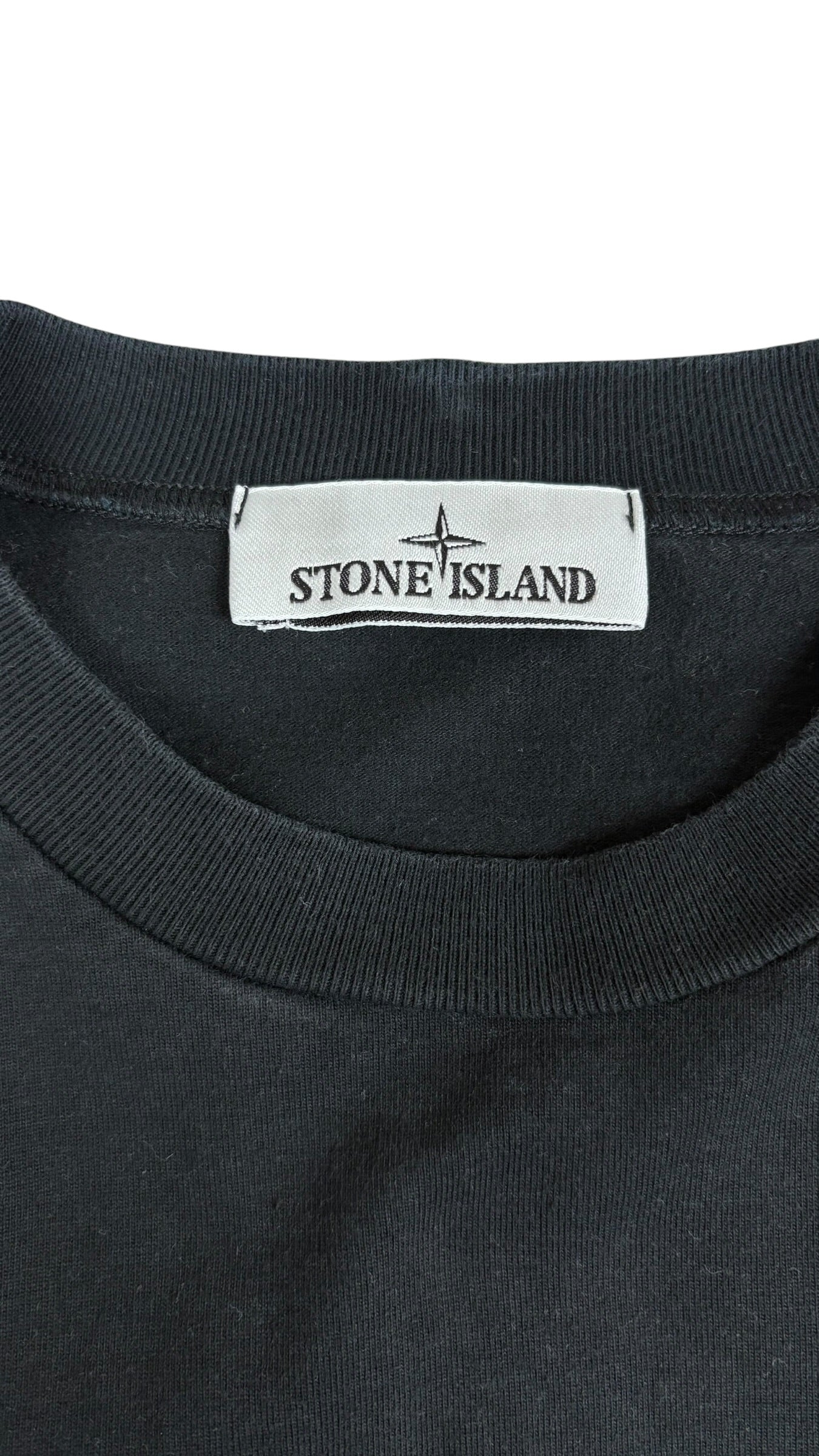 Crewneck Pull Stone Island noir taille M - vue 3/4