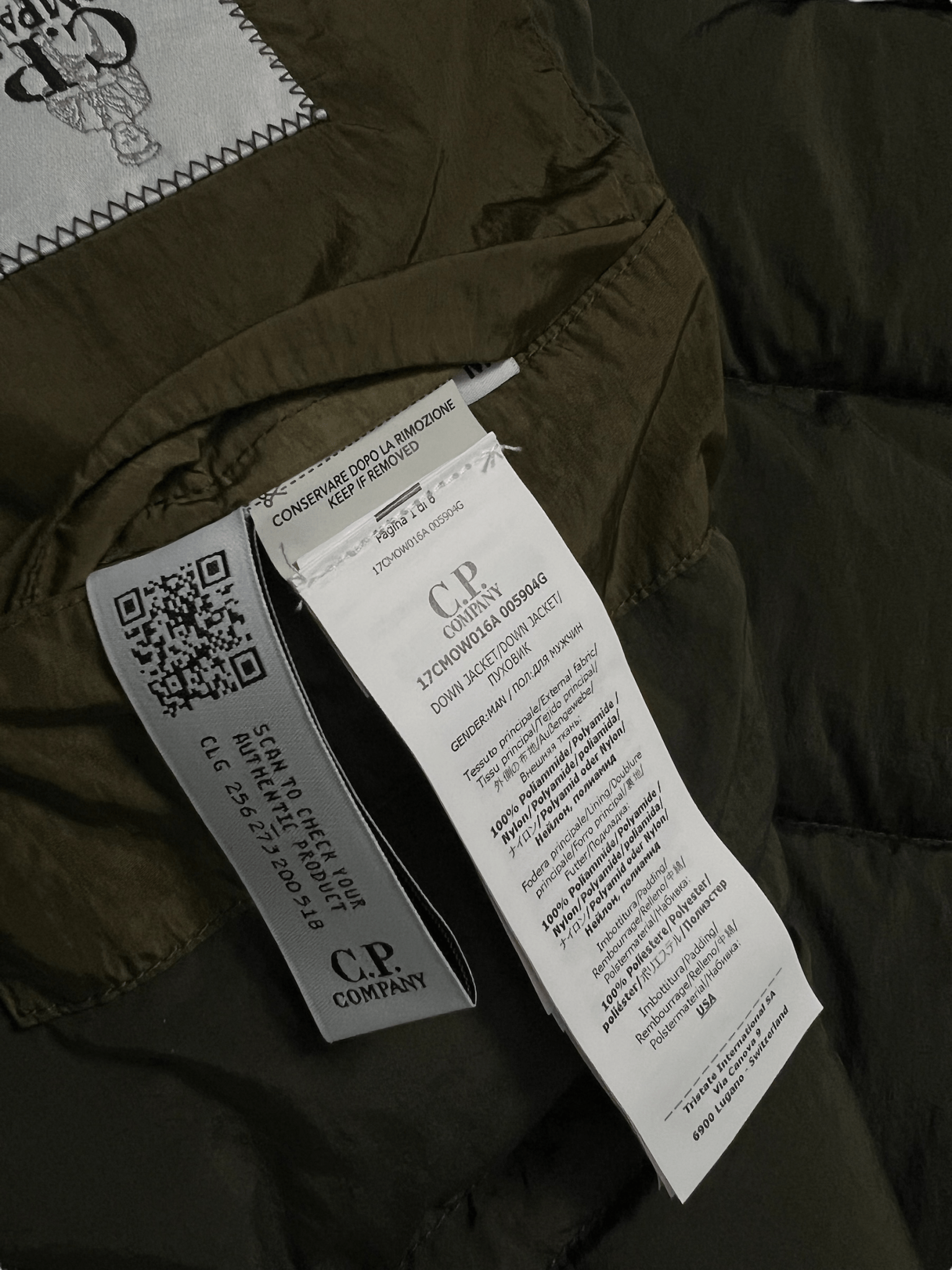 DOUDOUNE C.P COMPANY CHROME - R DOWN JACKET - NB08 SHOP
