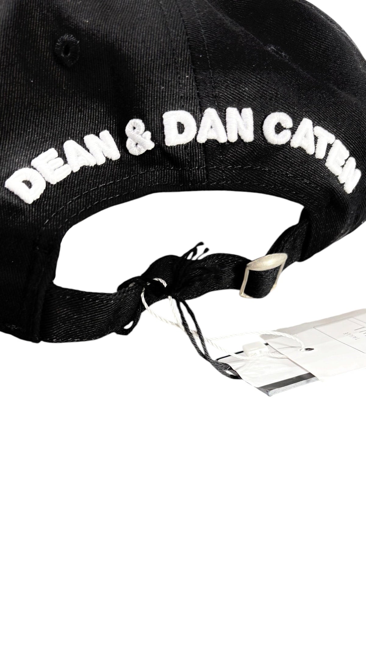 Casquette Dsquared2 noir taille UNI, détail matière et finitions — vue 3