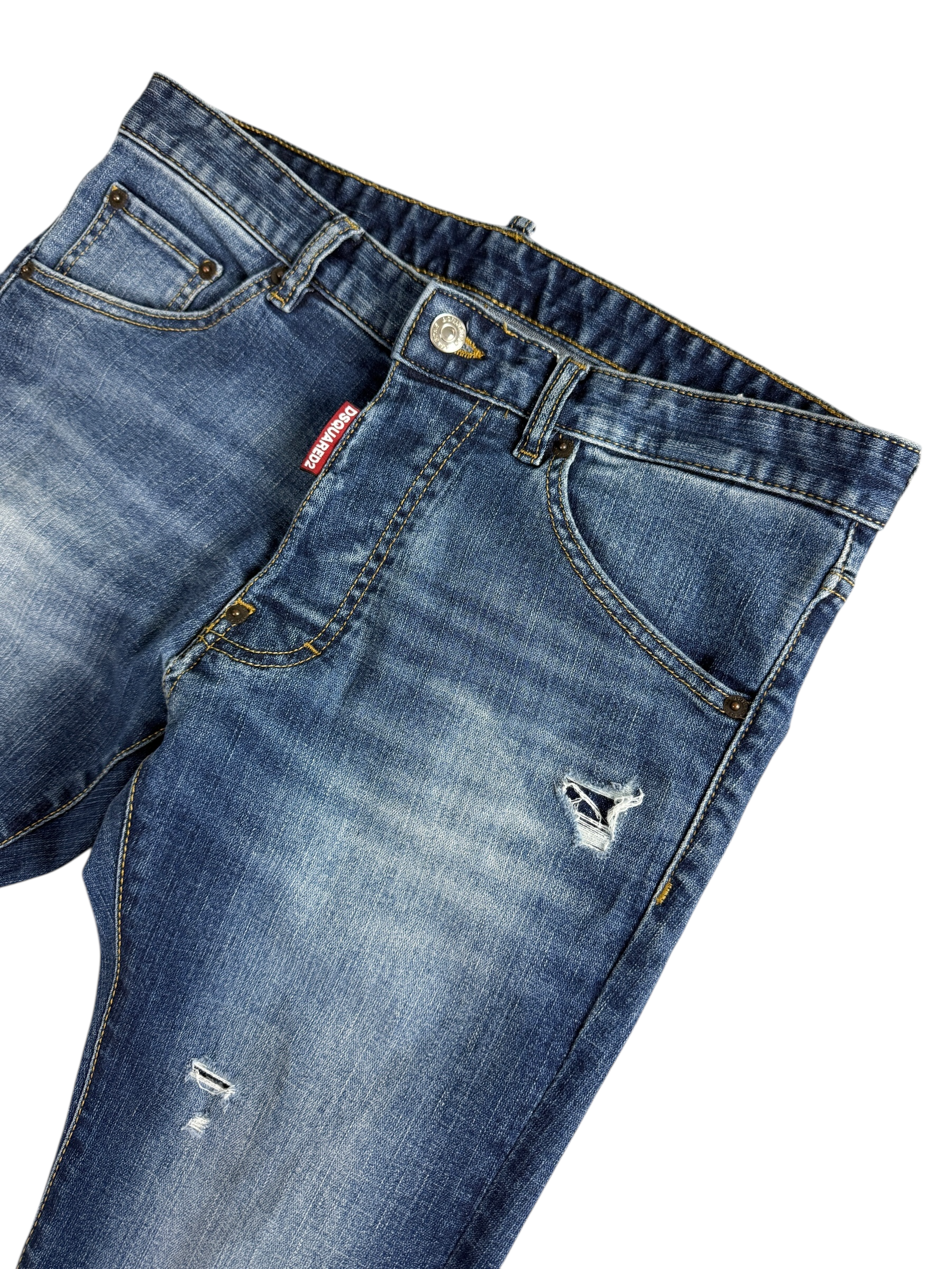 Jean Dsquared2 marine taille XS - Détail
