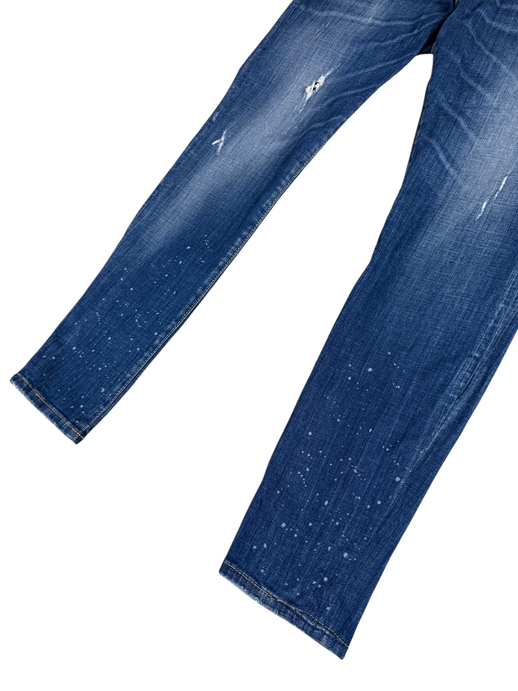 Jean Dsquared2 marine taille XS - Logo et étiquette
