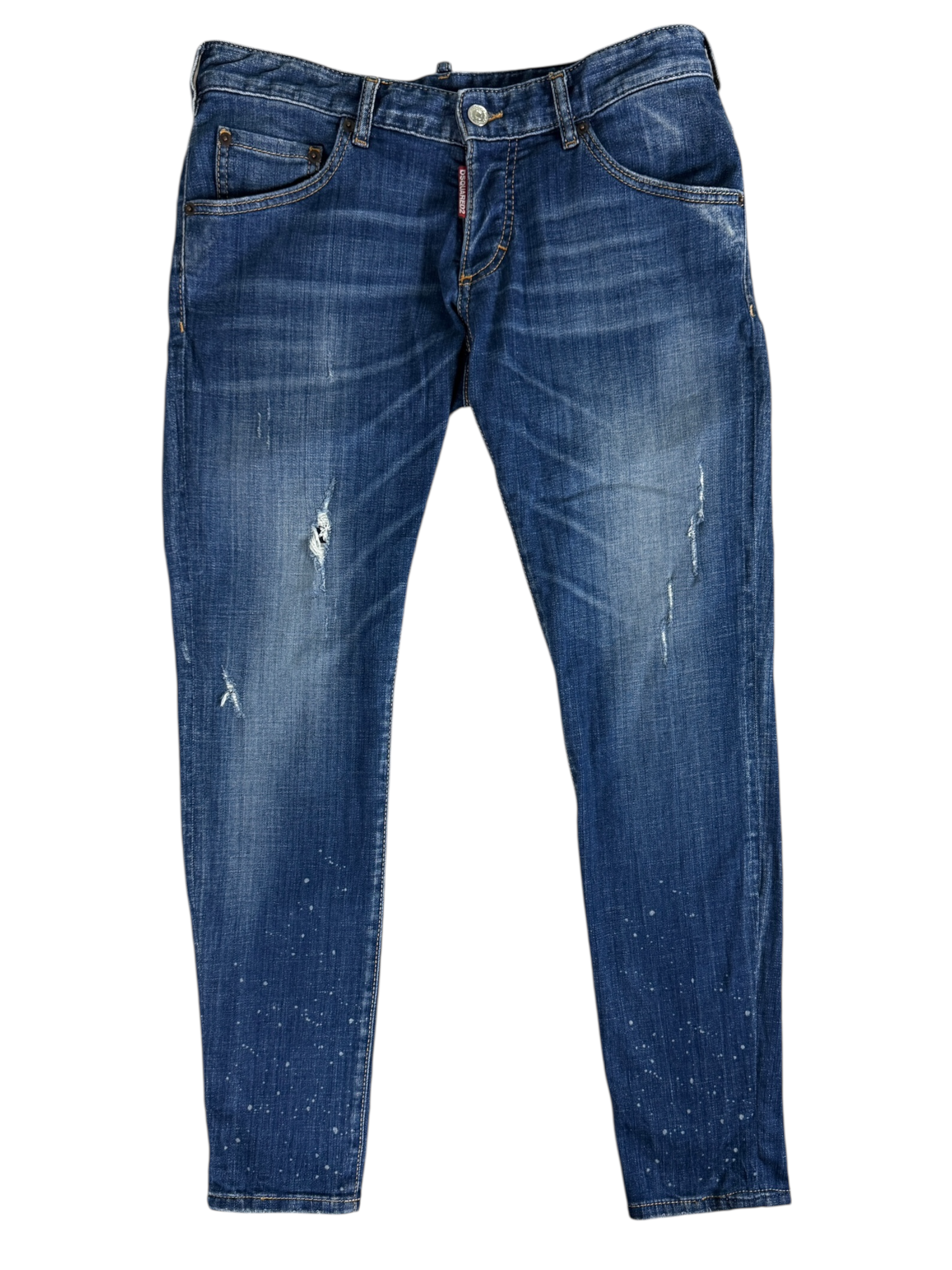 Jean Dsquared2 marine taille XS - Vue de face
