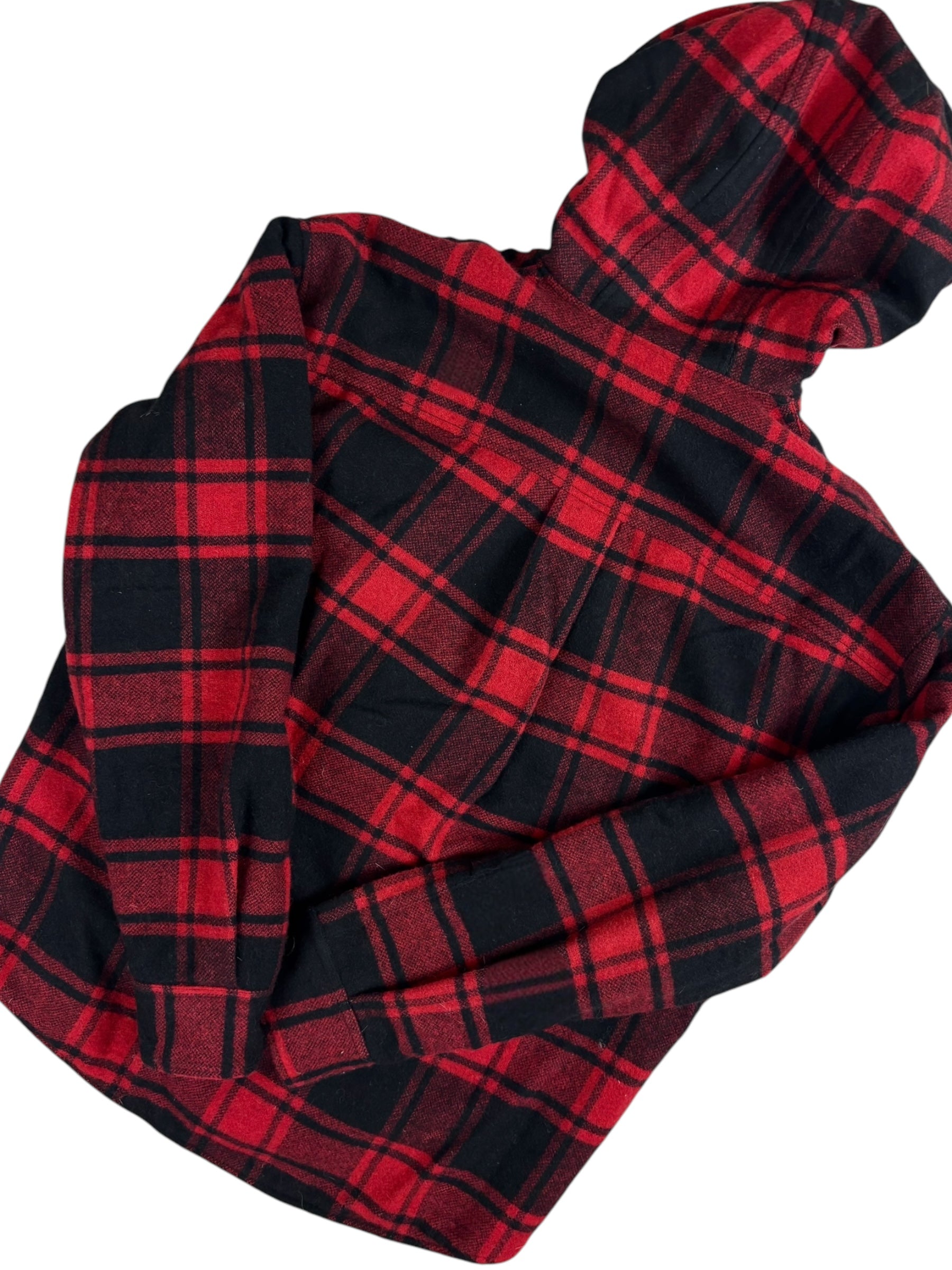 Parka Dsquared2 noir / rouge taille XS - Vue côté