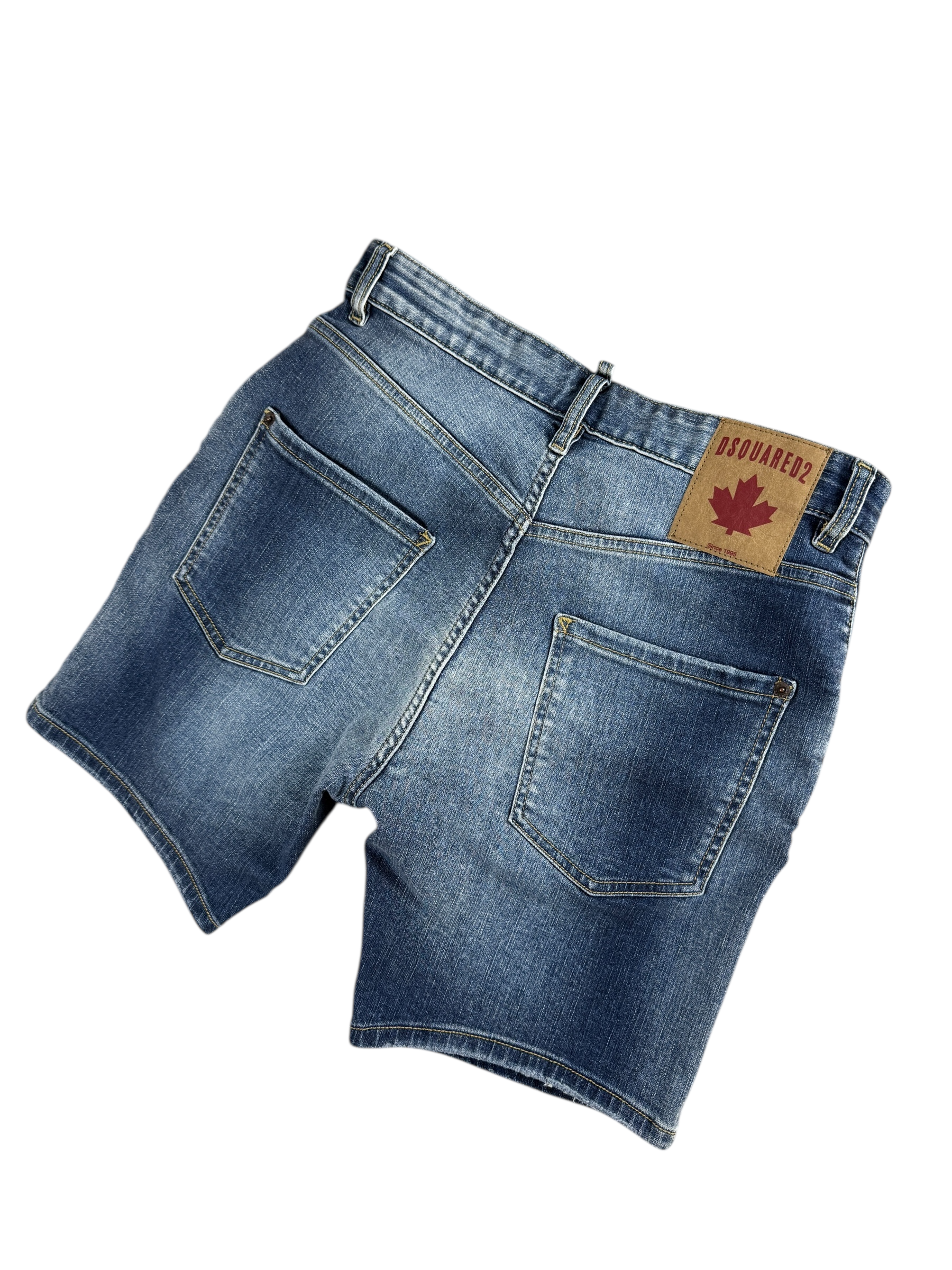 Short Dsquared2 marine taille XS - Vue de dos