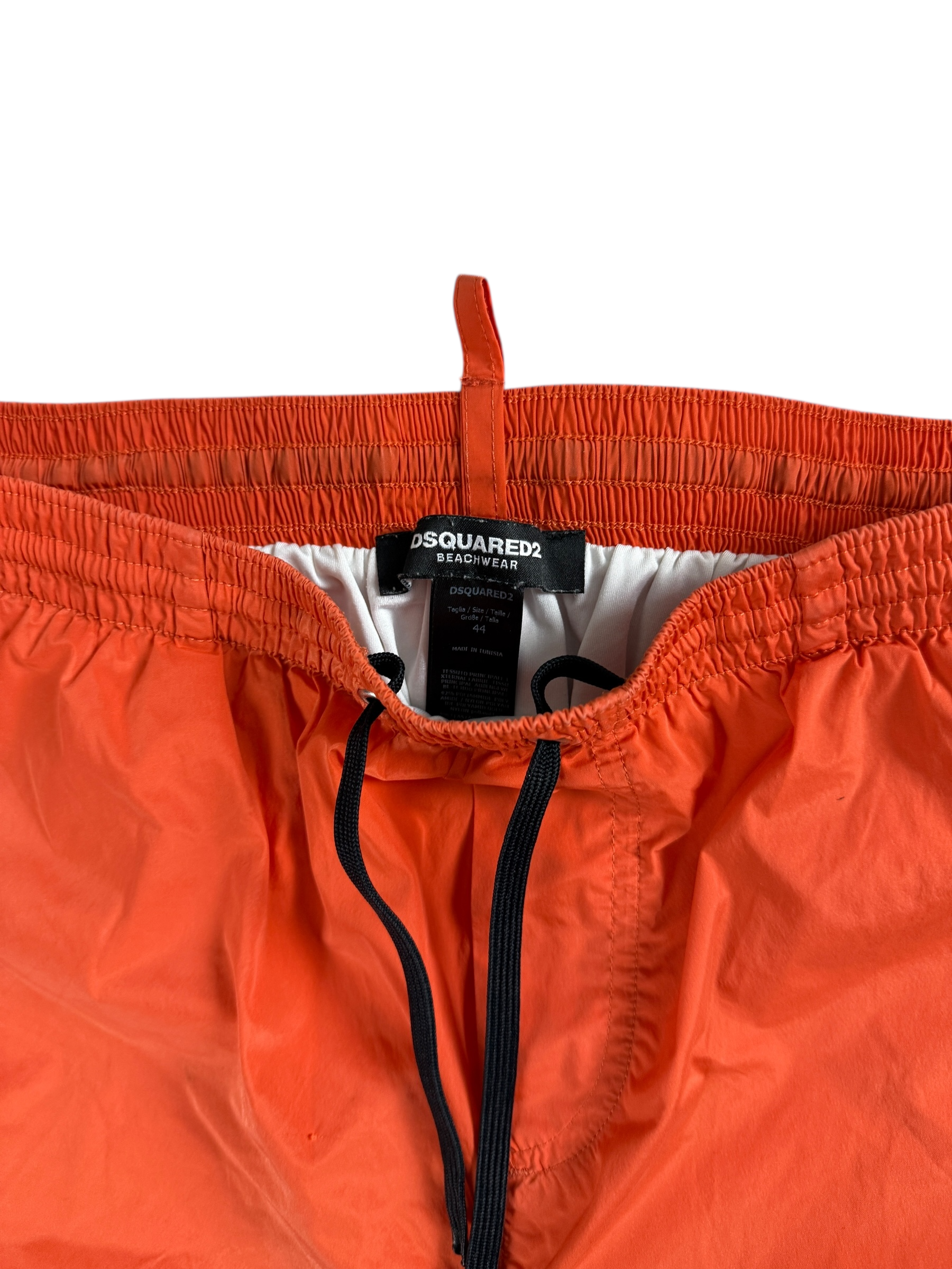 Short Dsquared2 orange taille XS - Détail
