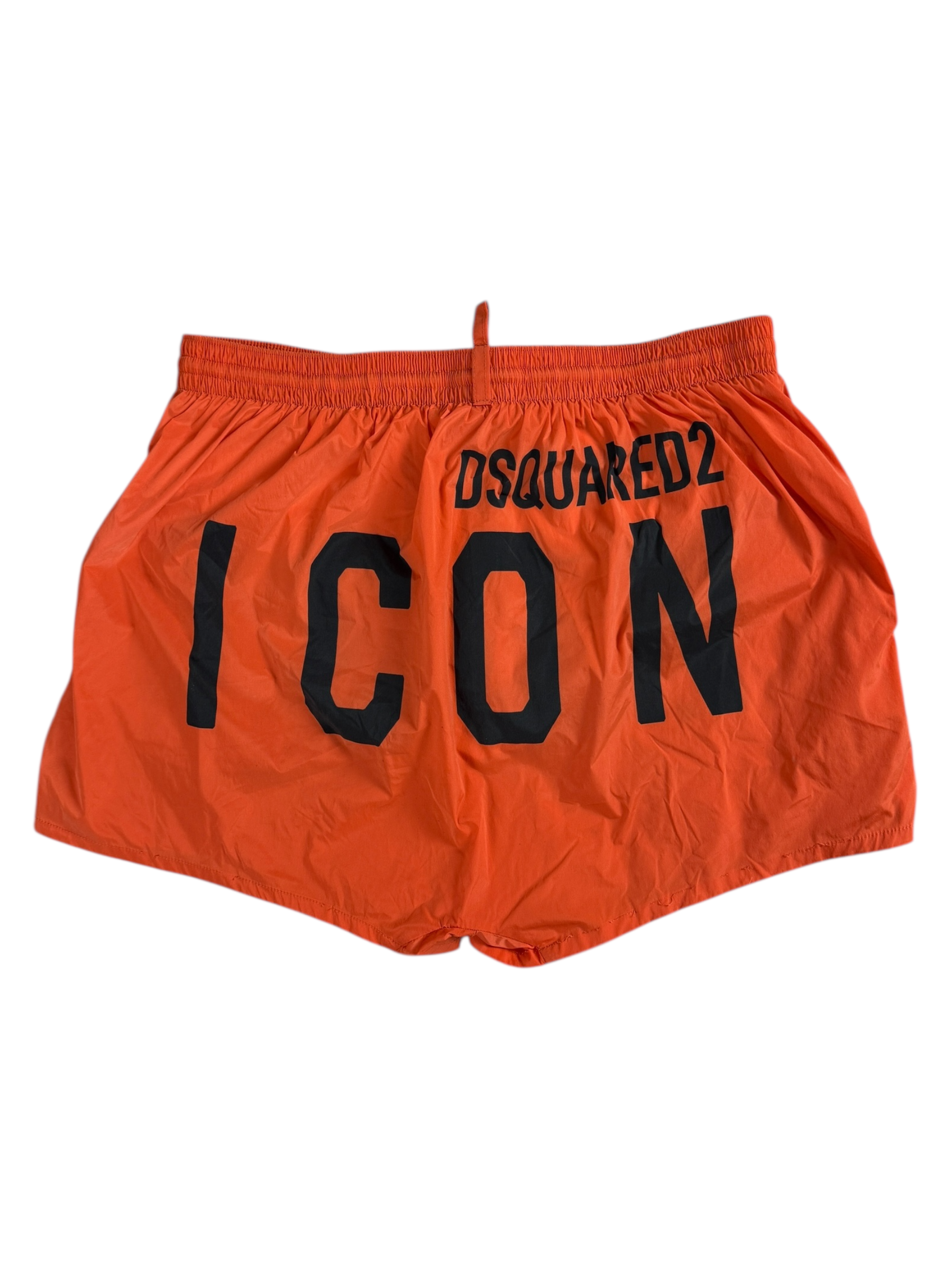 Short Dsquared2 orange taille XS - Vue de face