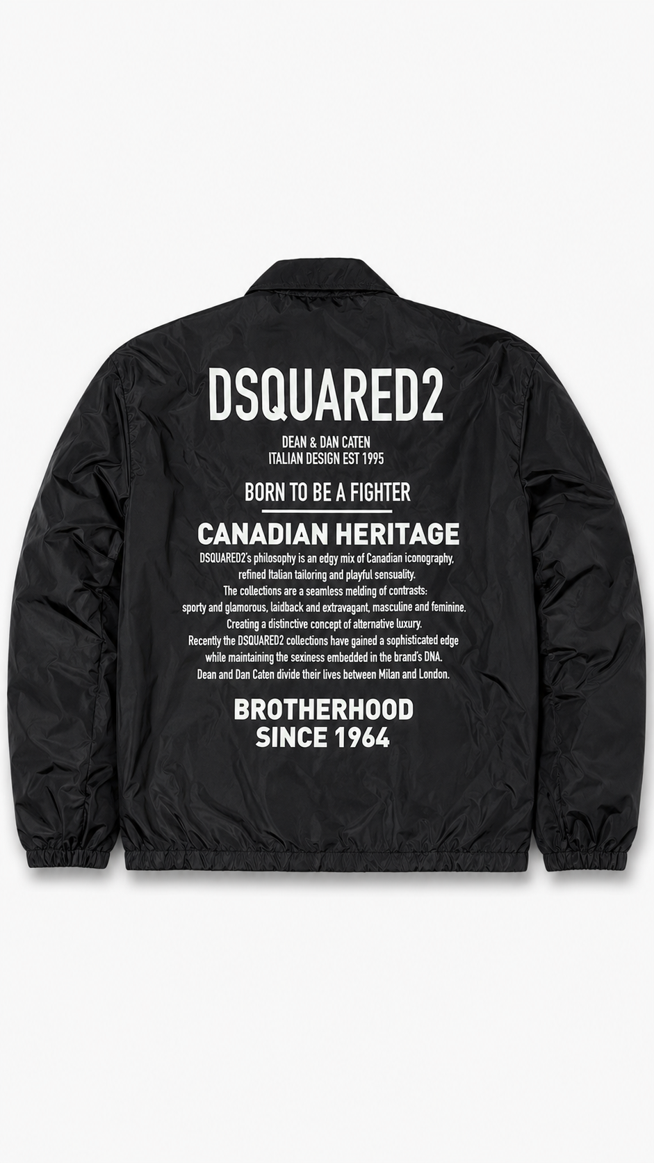 Veste Dsquared2 noir, seconde main authentifiée NB08, vue de dos — vue 2