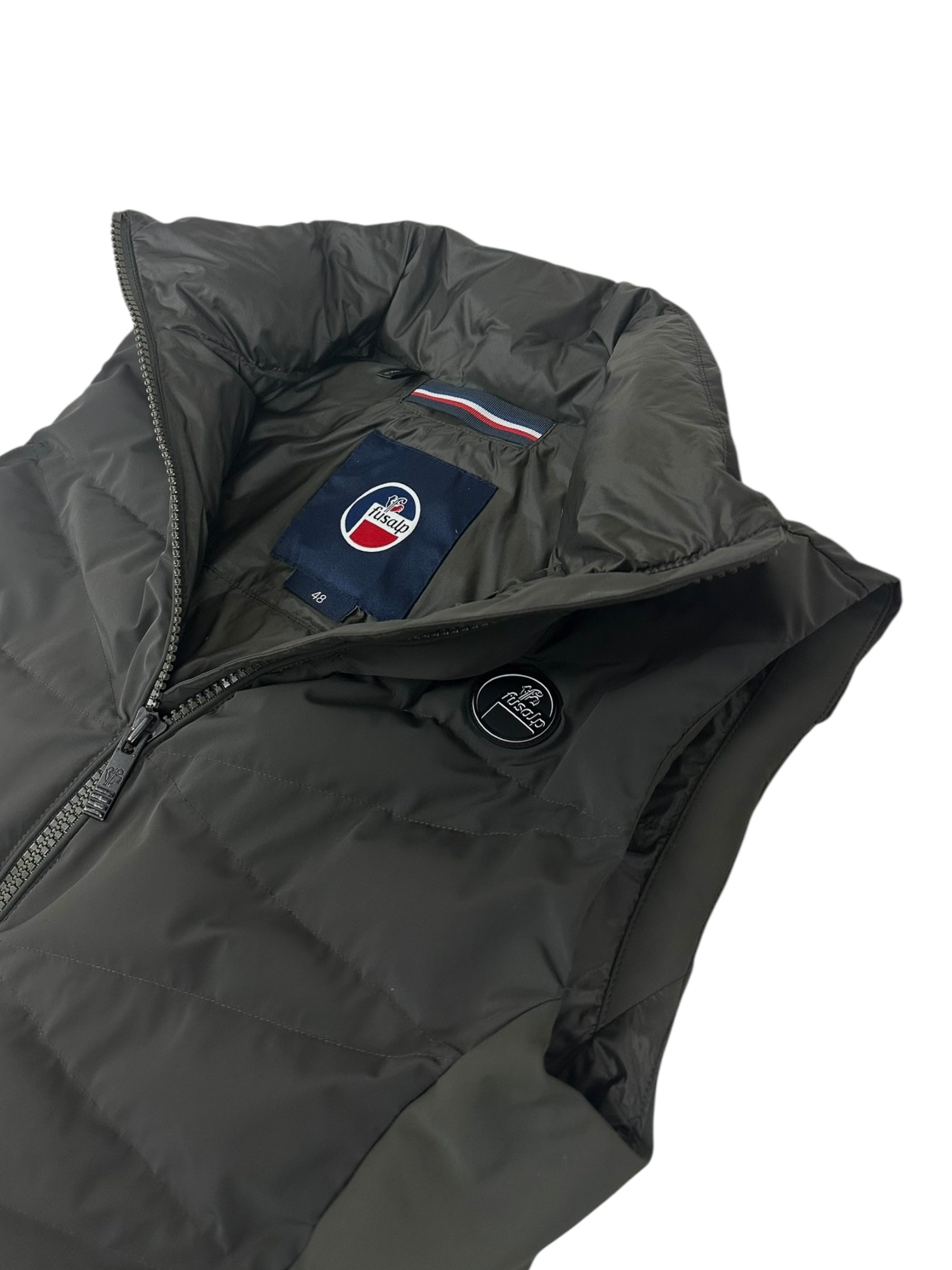 Gilet Fusalp kaki taille 48 - Vue de dos