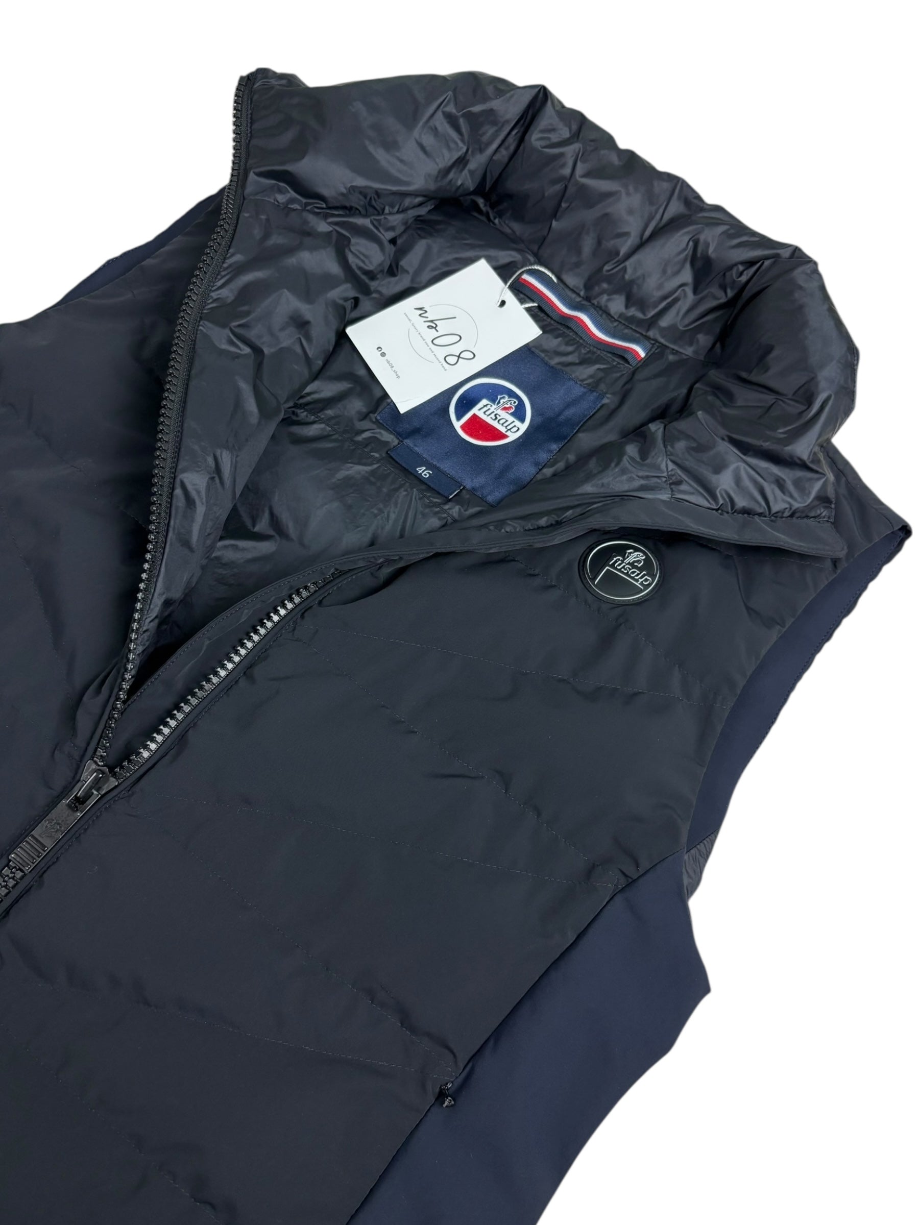Gilet Fusalp marine taille 46 - Détail