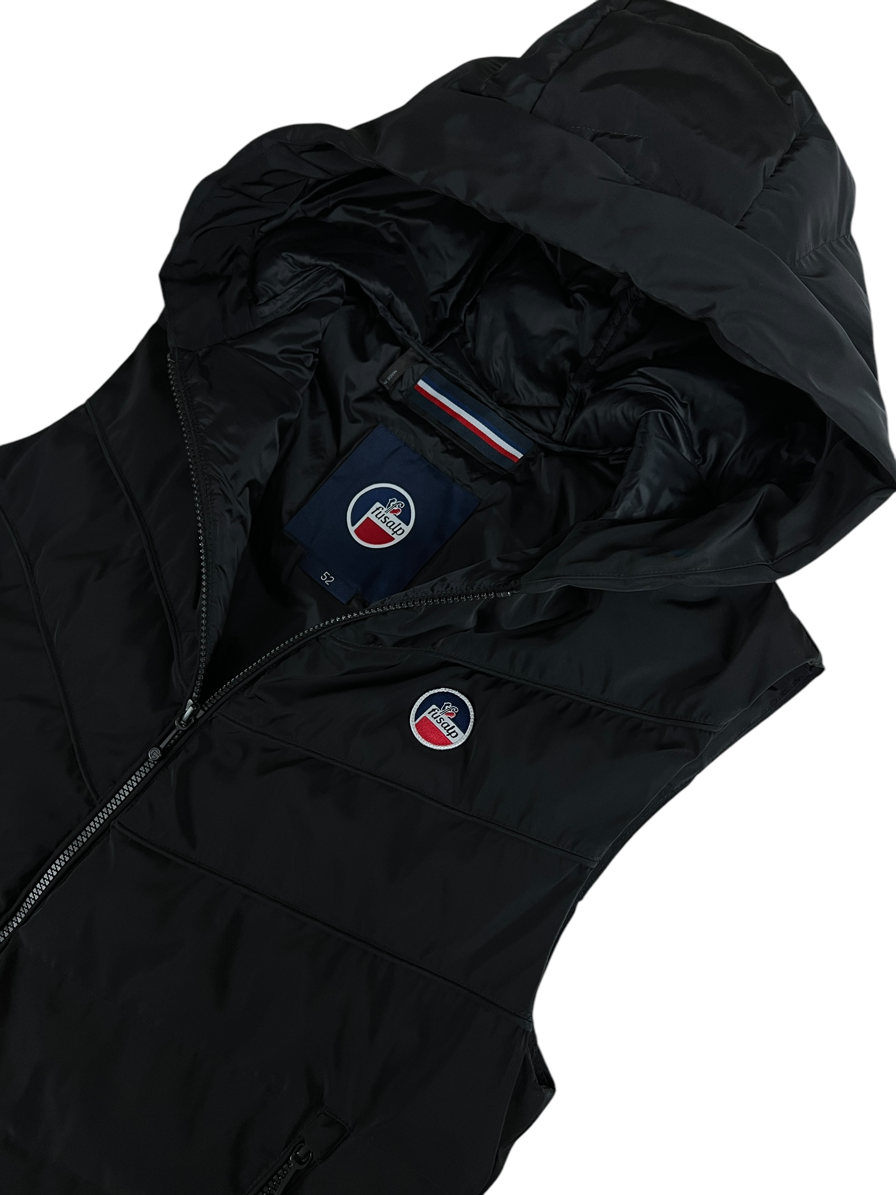Gilet Fusalp noir taille L - Vue de dos