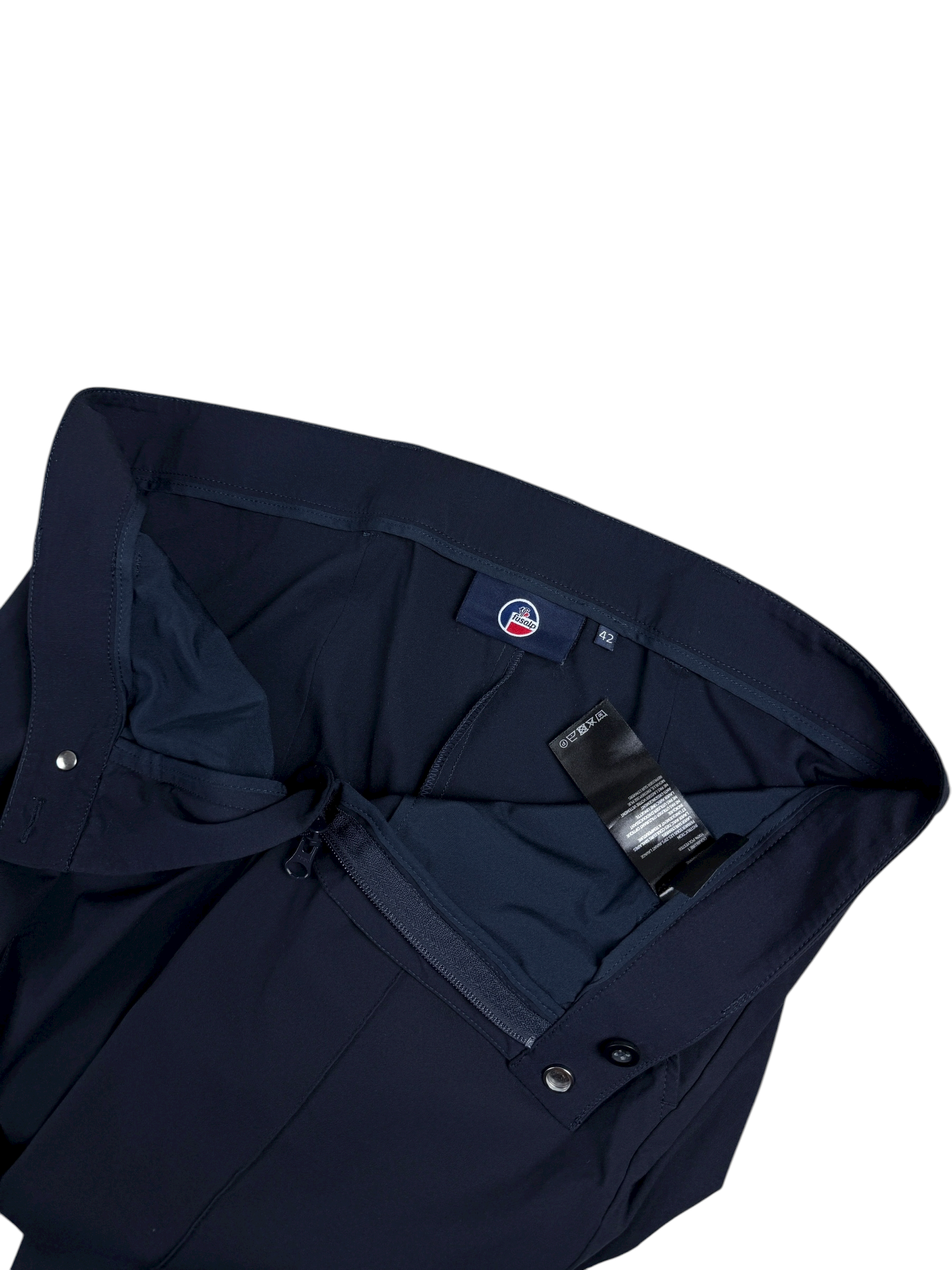 Pantalon Fusalp marine taille M - Logo et étiquette