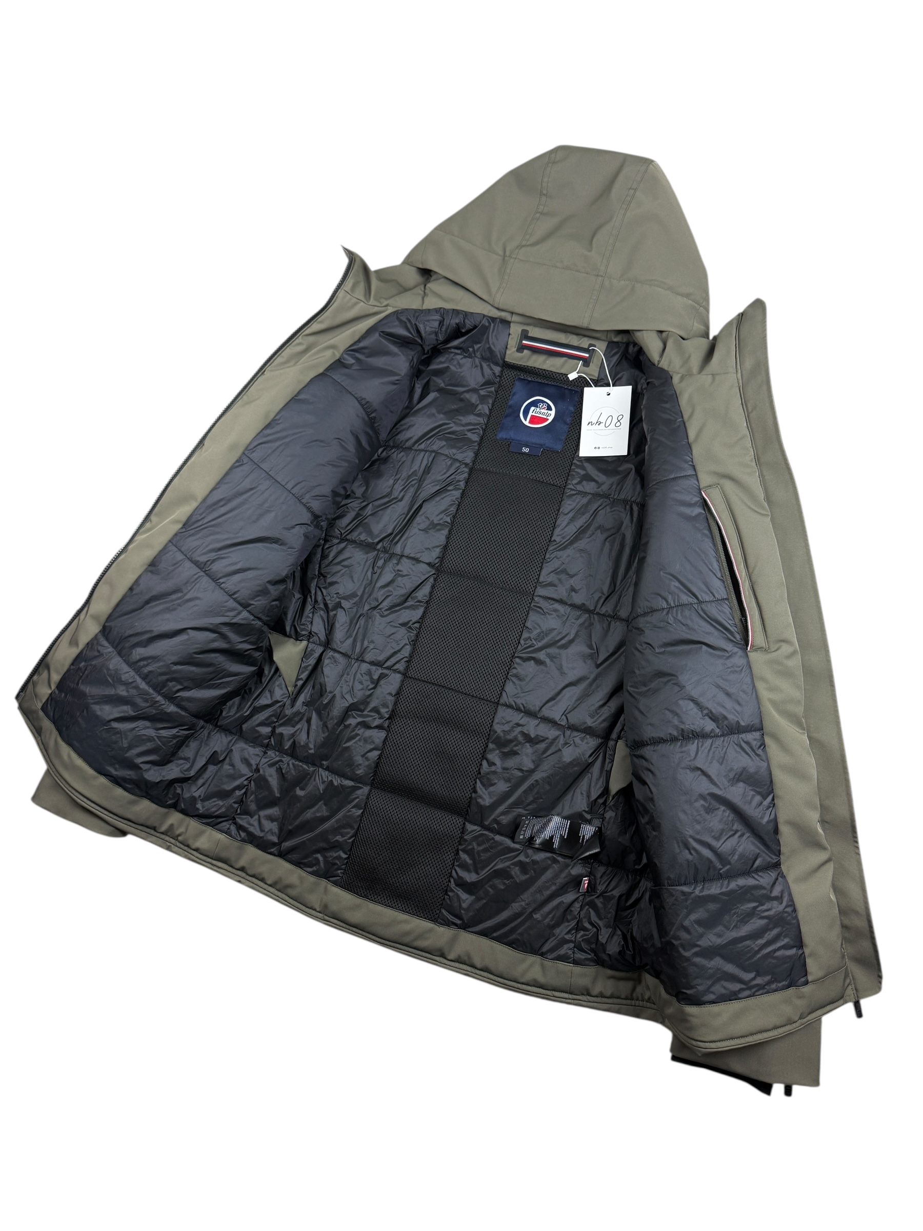Parka Fusalp kaki taille L - Détail