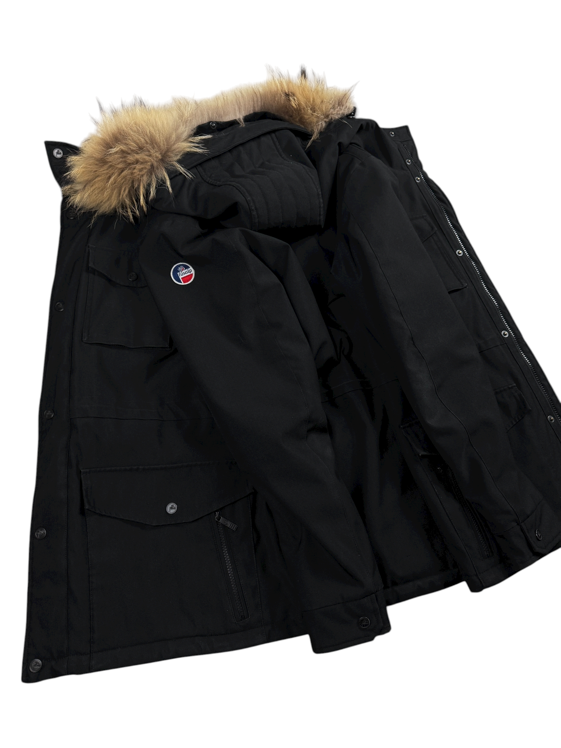 Parka Fusalp noir taille M - Vue de dos