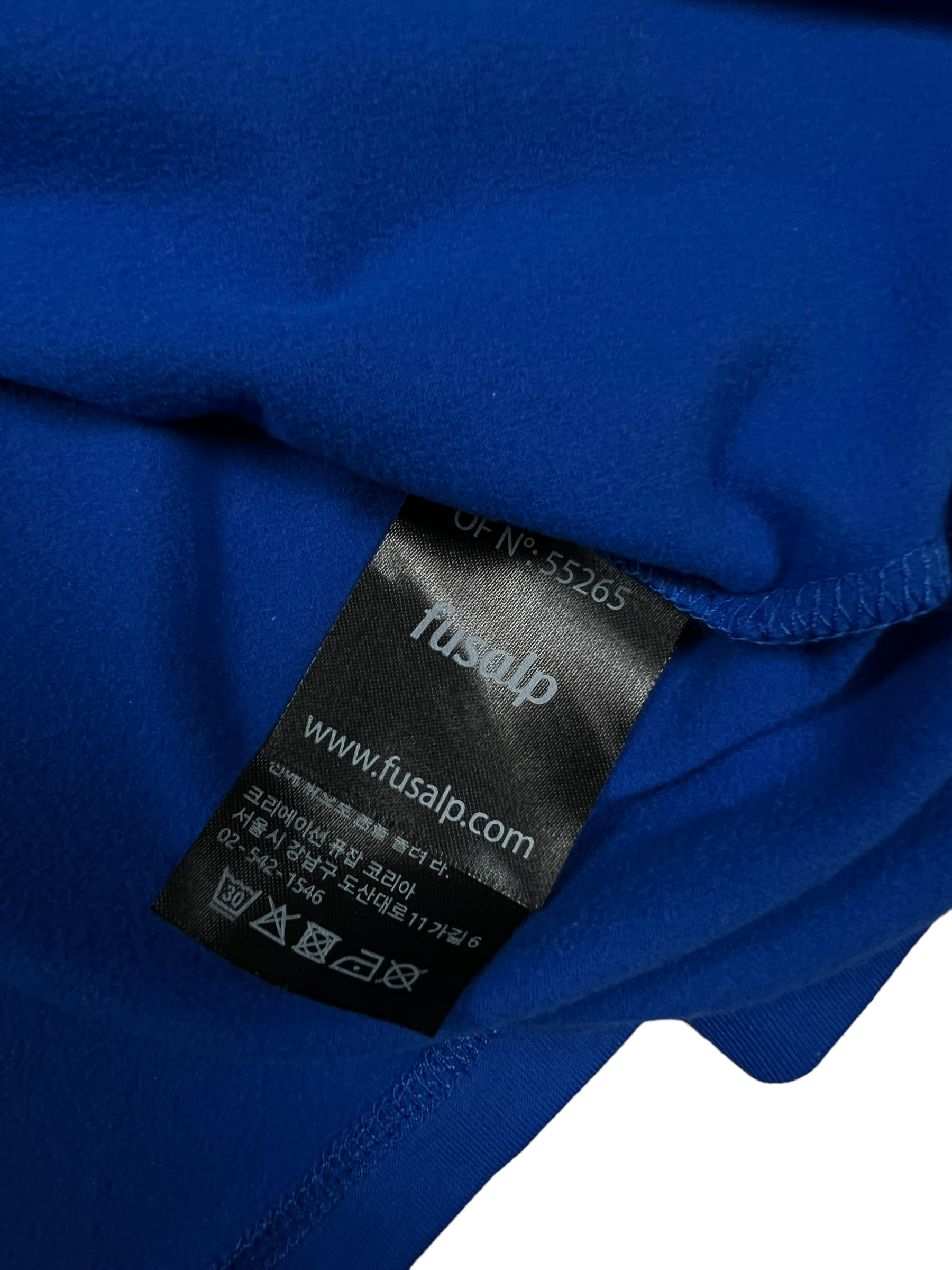 Pull Fusalp bleu taille L - Vue côté