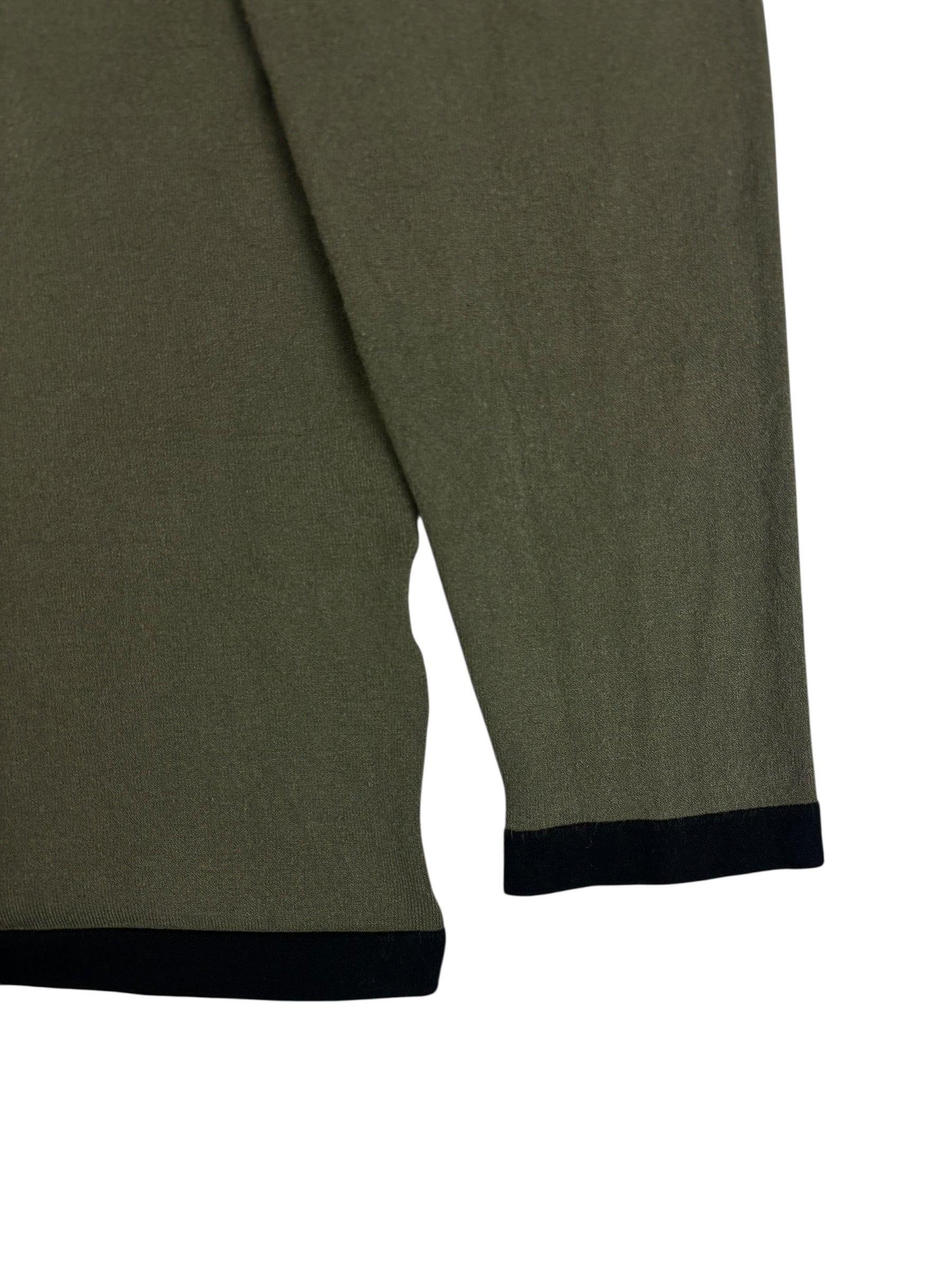 Pull Fusalp kaki taille L - Détail