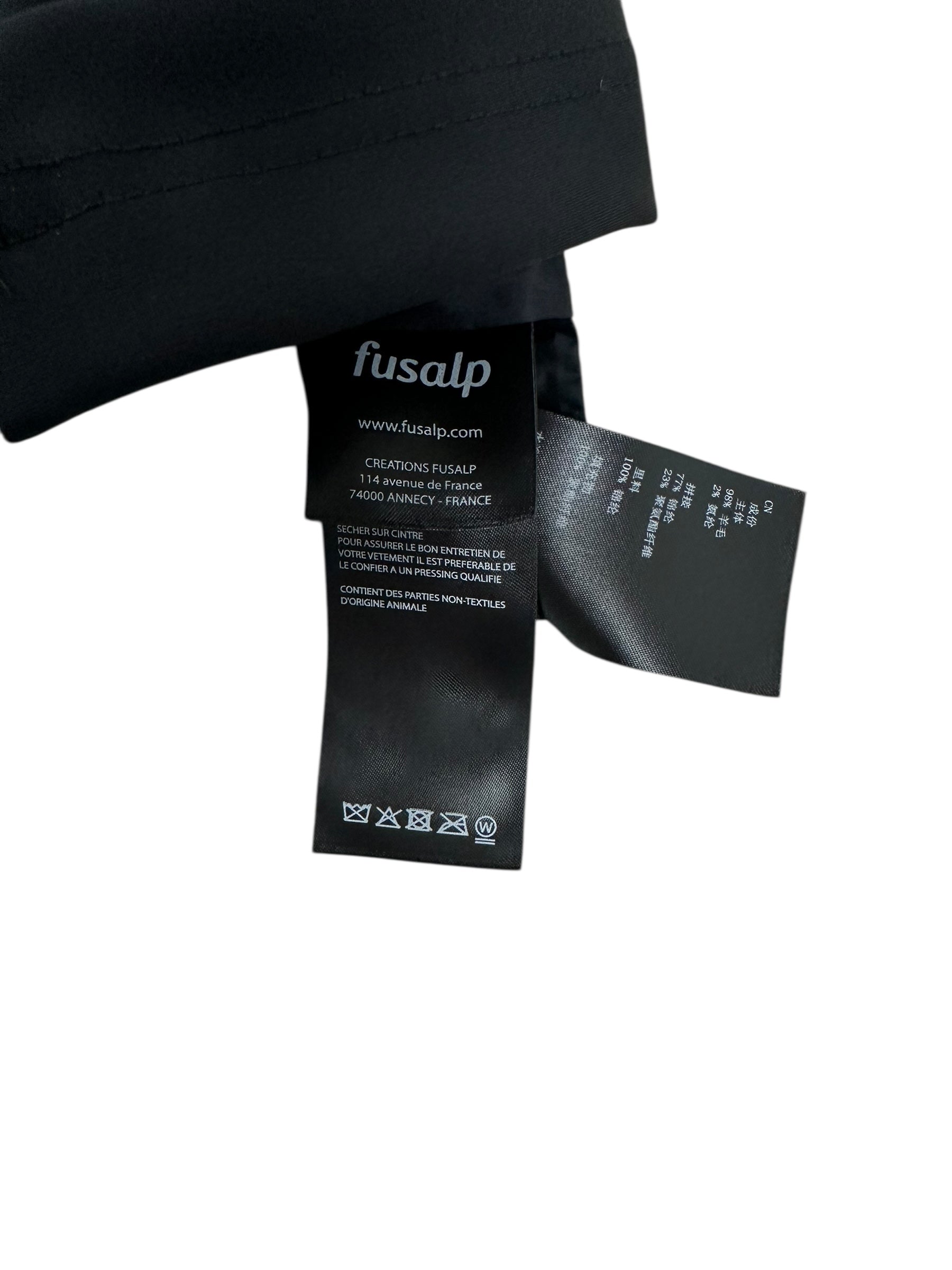 Veste Fusalp gris / noir taille S - Détail