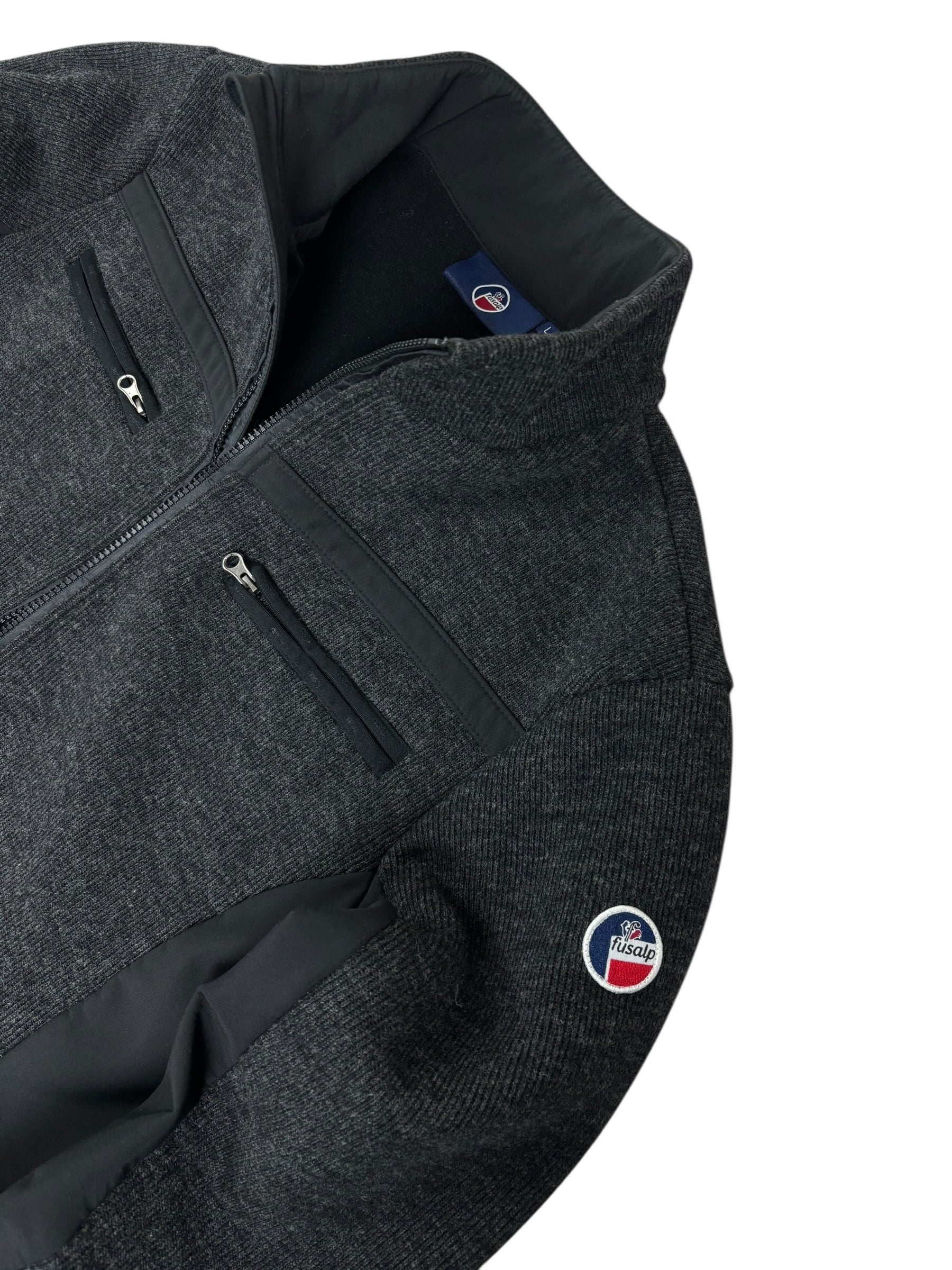 Veste Fusalp gris taille L - Vue de dos