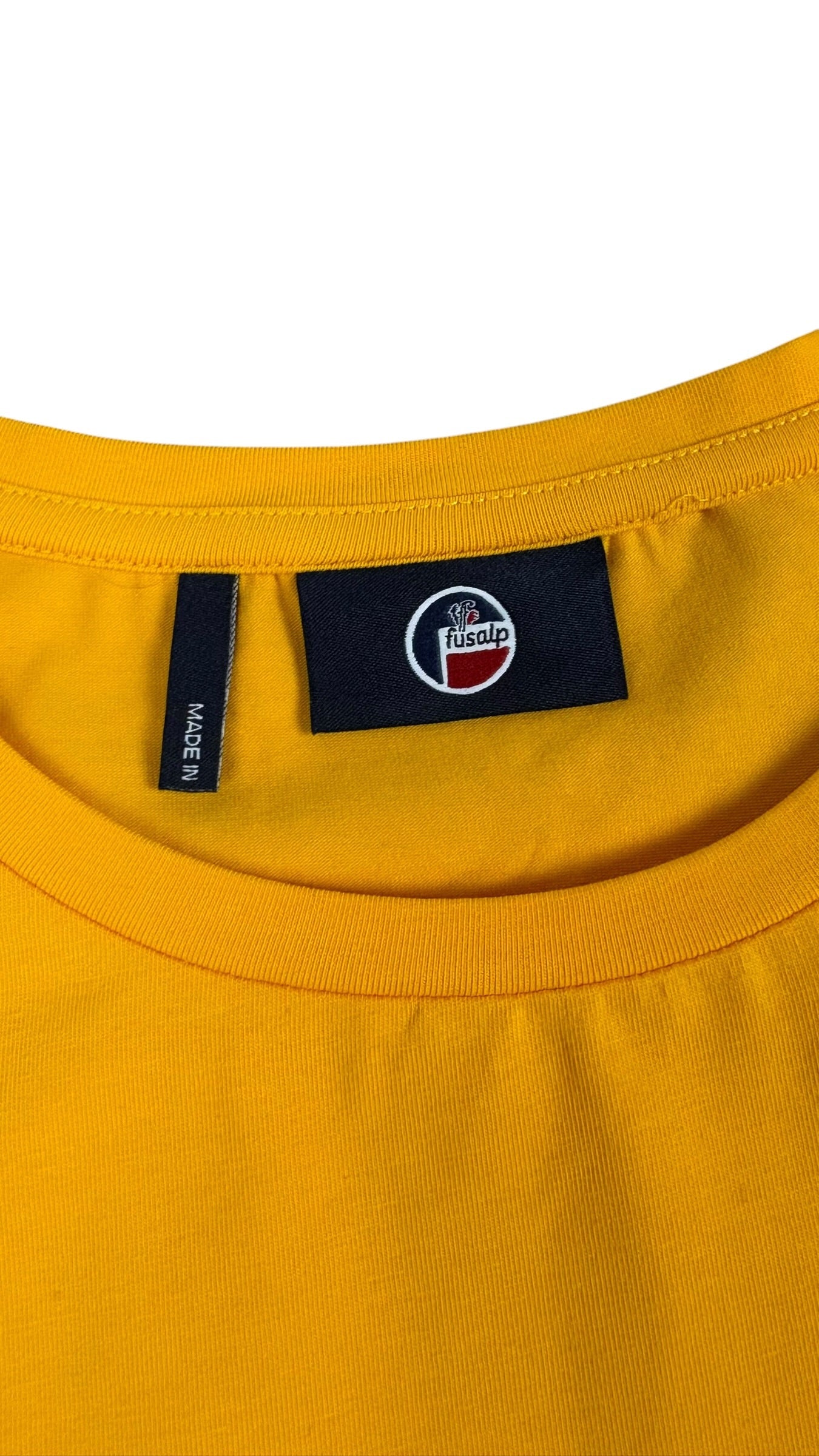 Veste Fusalp jaune taille M - Détail